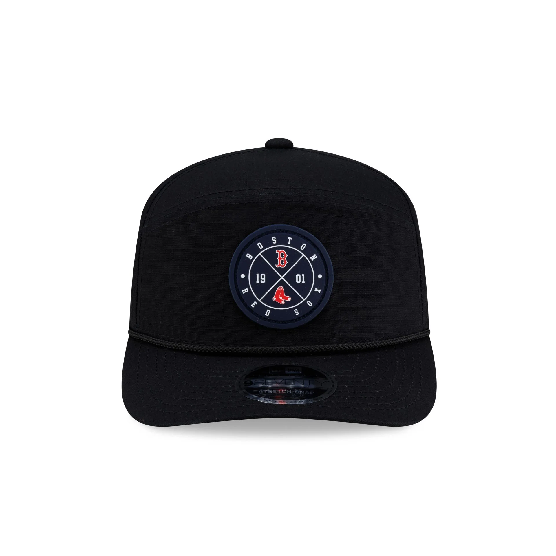 Boston Red Sox Cotton Ripstop Split Panel 9SEVENTY Stretch-Snap Hat - Image 2