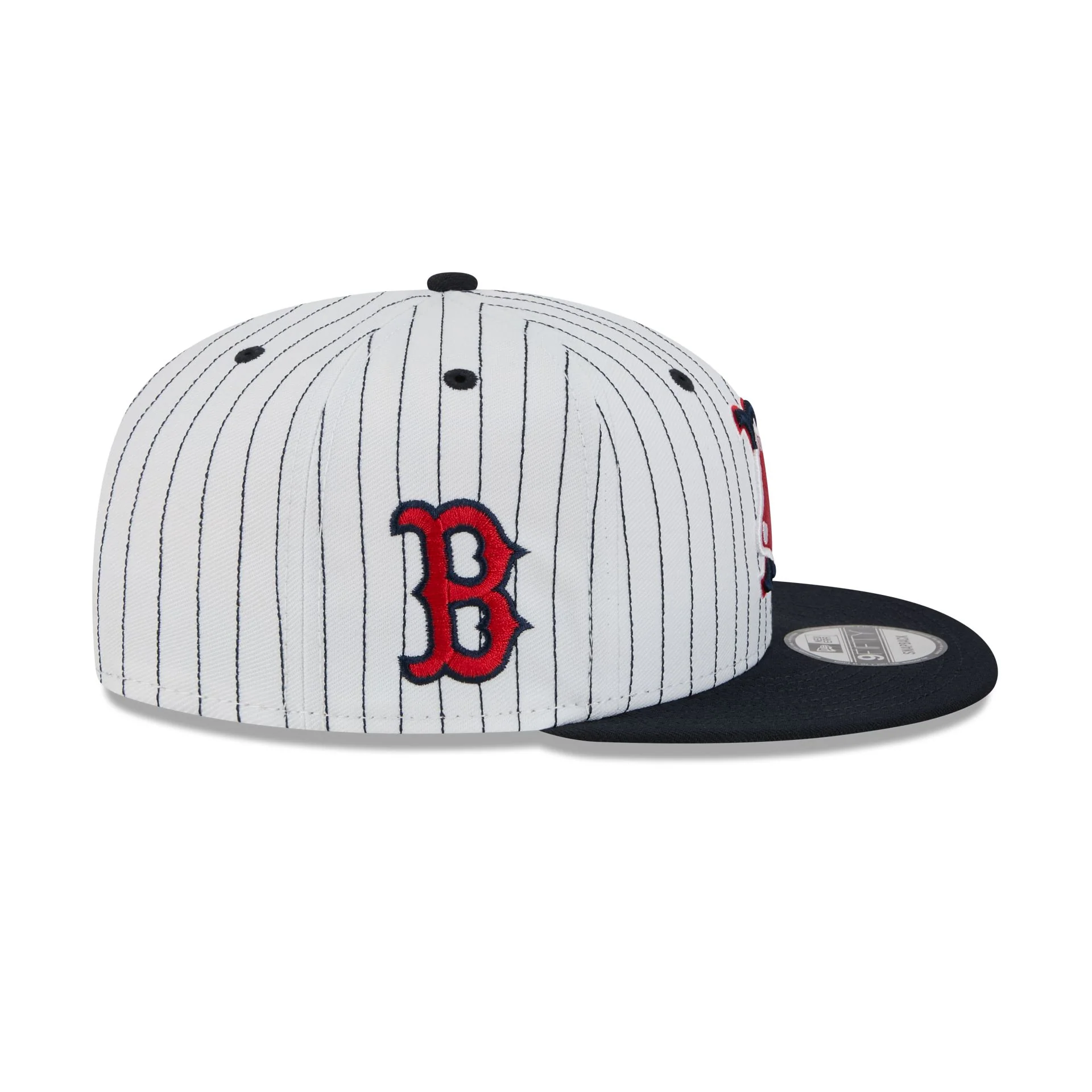 Boston Red Sox Deceptor Pinstripe 9FIFTY Snapback Hat - Image 4