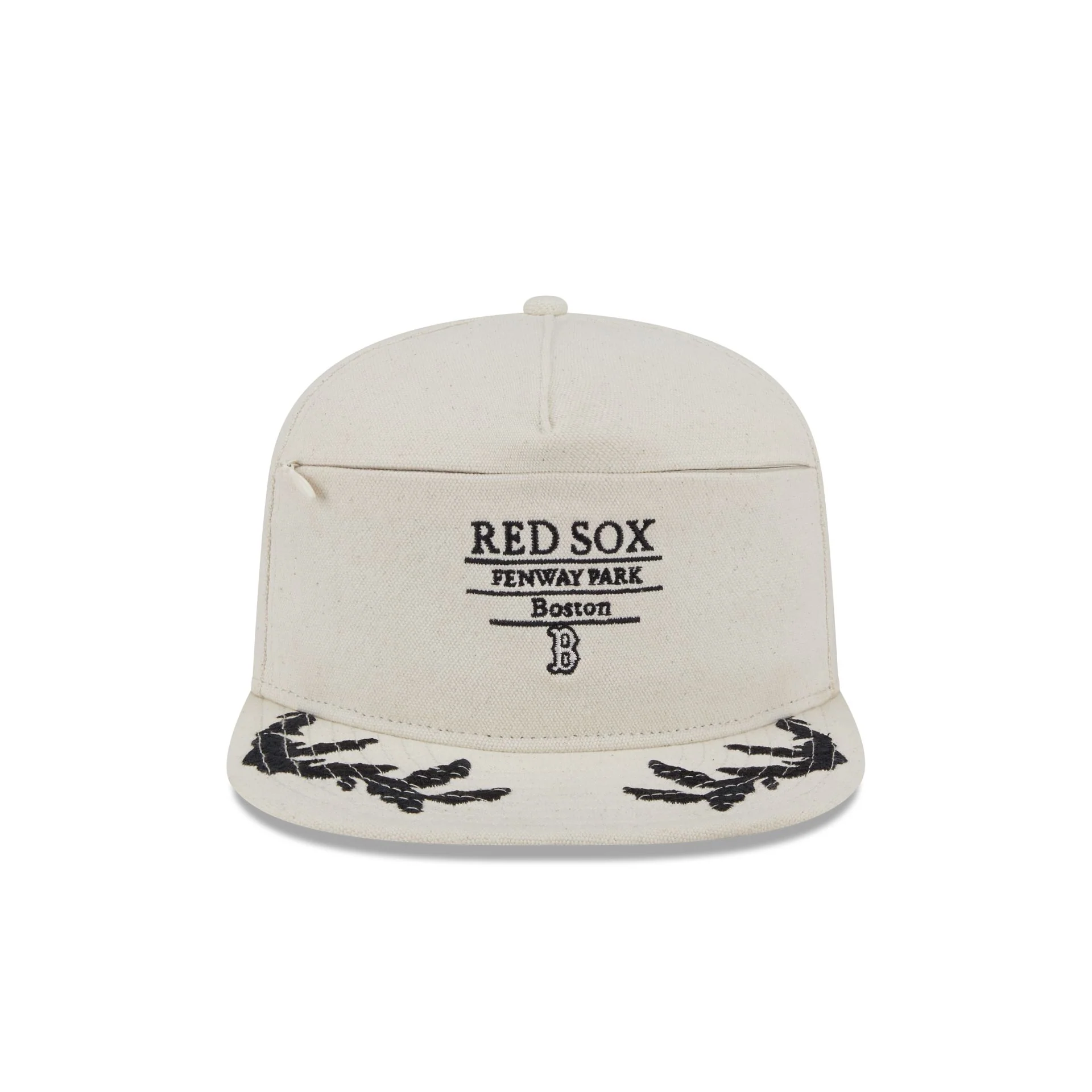 Boston Red Sox Front Zip 59FIFTY A-Frame Fitted Hat - Image 2