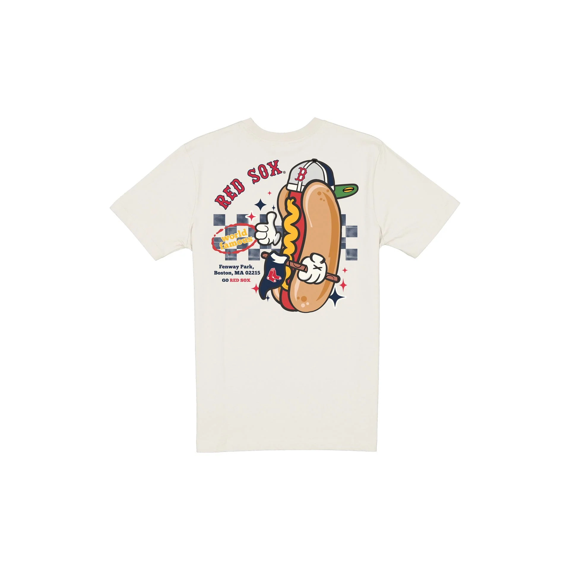 Boston Red Sox Game Day Ballpark Hot Dog T-Shirt - Image 2