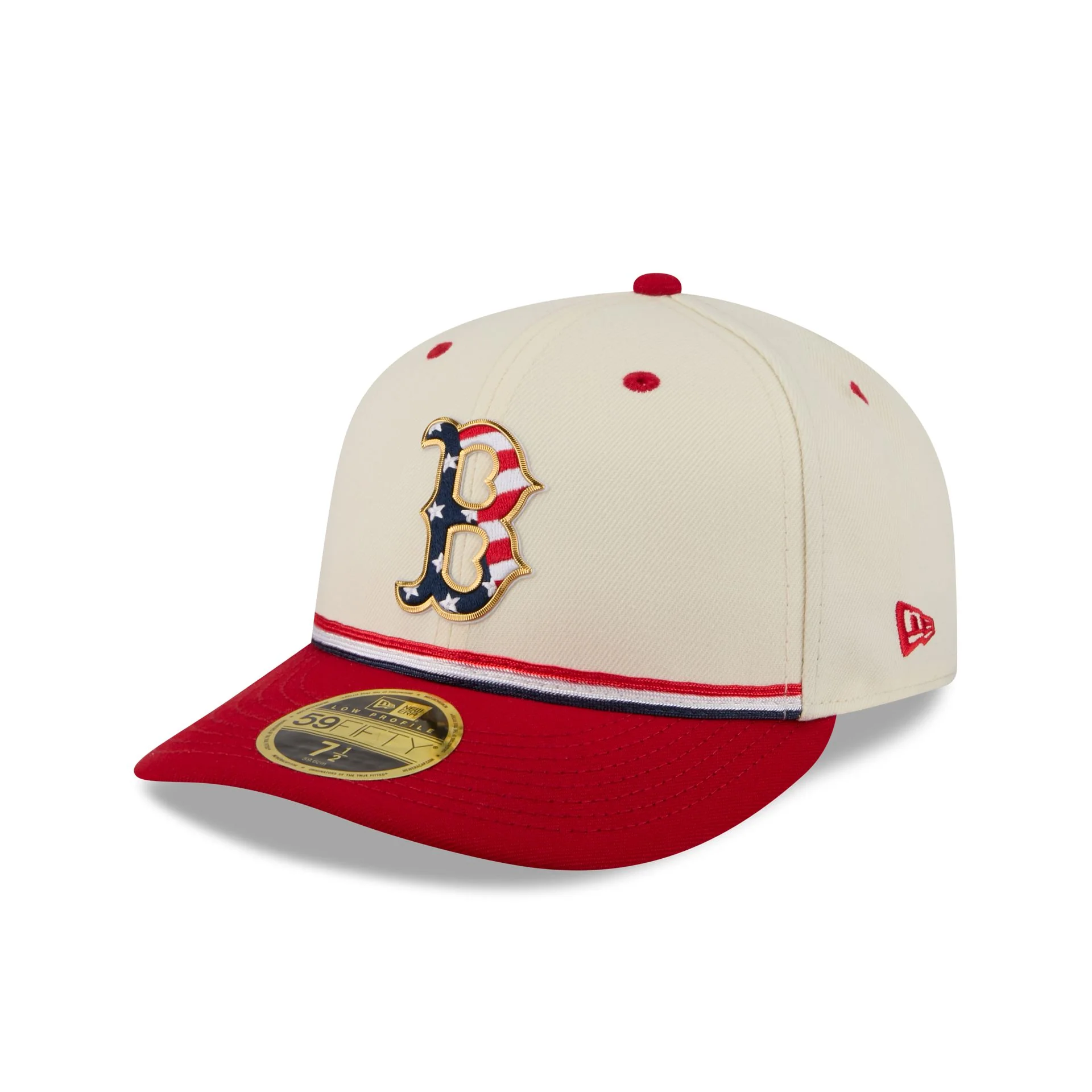 Boston Red Sox Independence Day 2026 Low Profile 59FIFTY Fitted Hat - Image 3