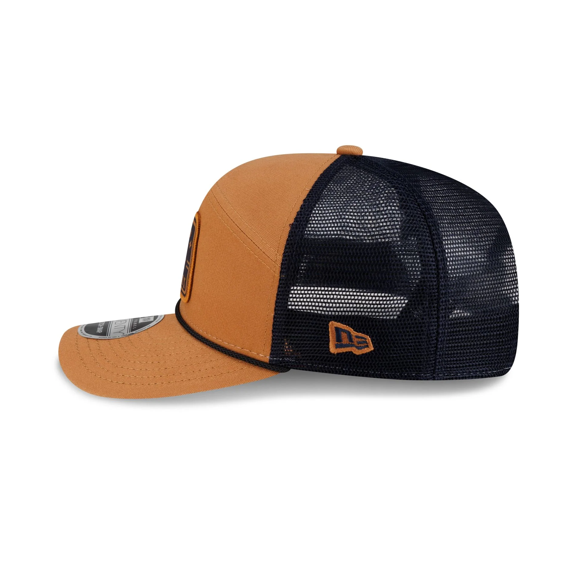 Boston Red Sox Light Bronze Split Panel 9SEVENTY Trucker Hat - Image 4