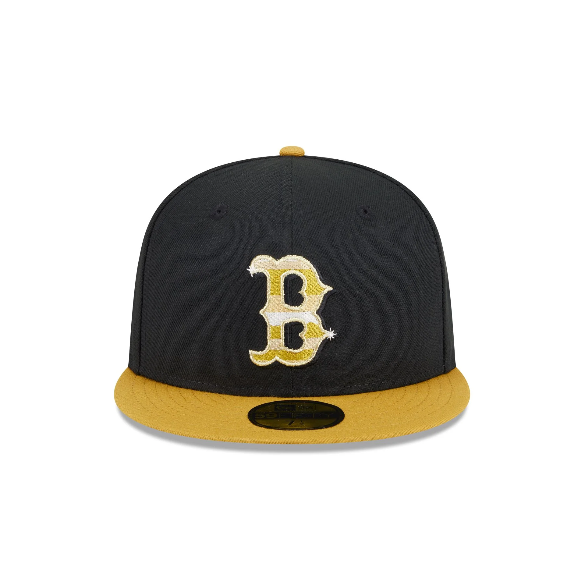 Boston Red Sox Metallic Gold Logo 59FIFTY Fitted Hat - Image 2