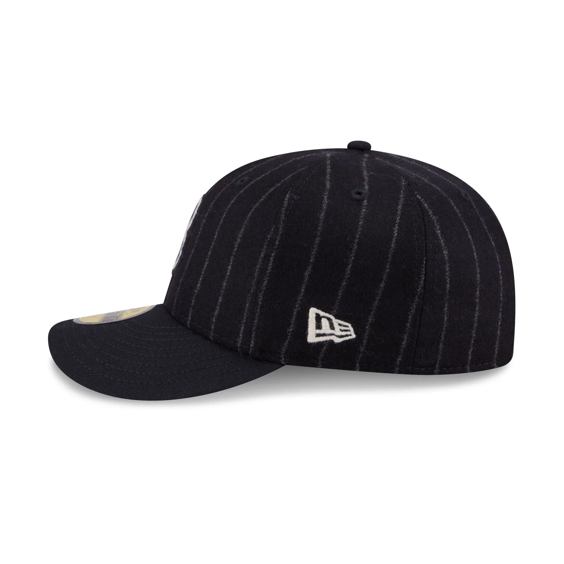 Boston Red Sox Pinstripe Merino & Cashmere Moon 59FIFTY Fitted Hat - Image 5