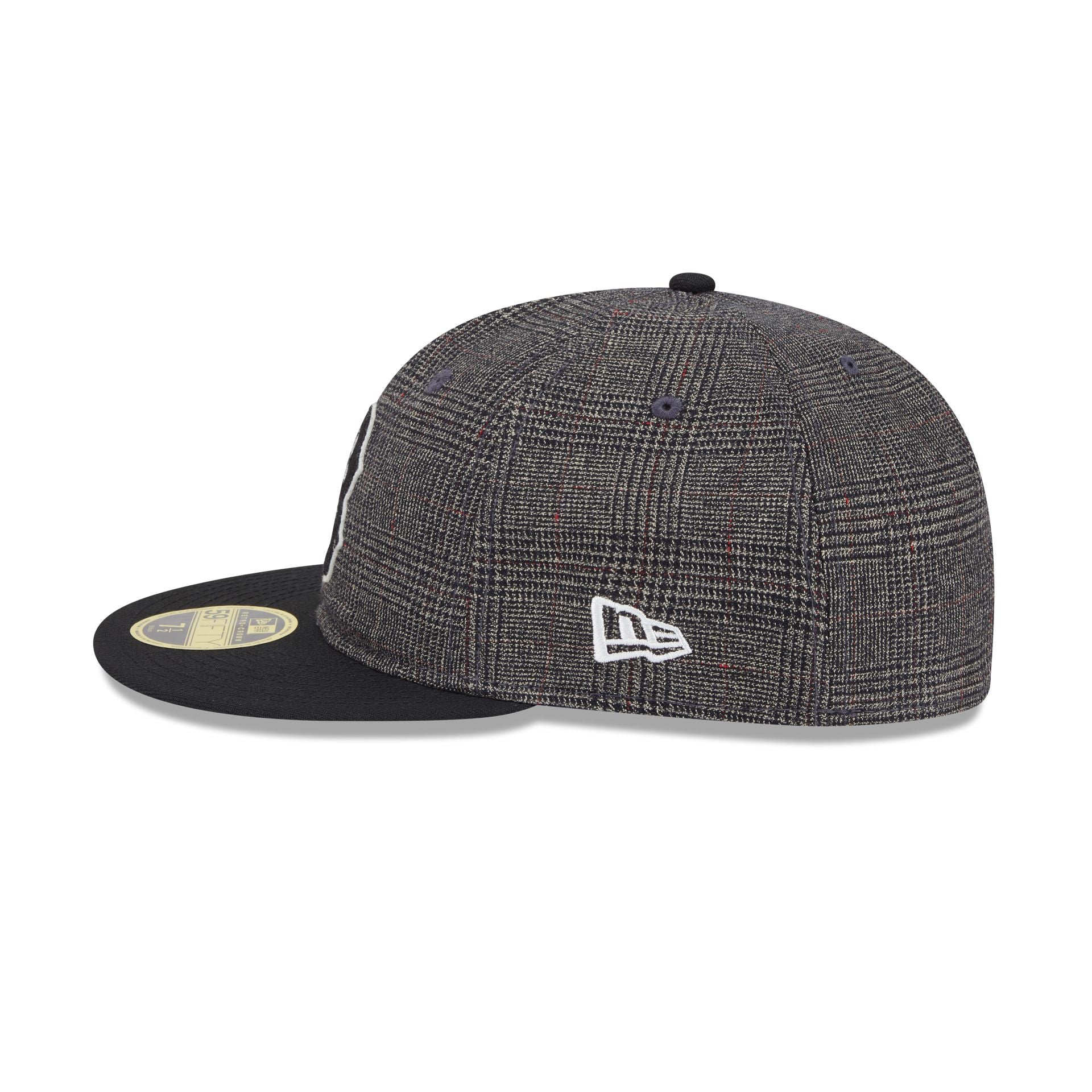 Boston Red Sox Plaid Retro Crown 59FIFTY Fitted Hat - Image 4
