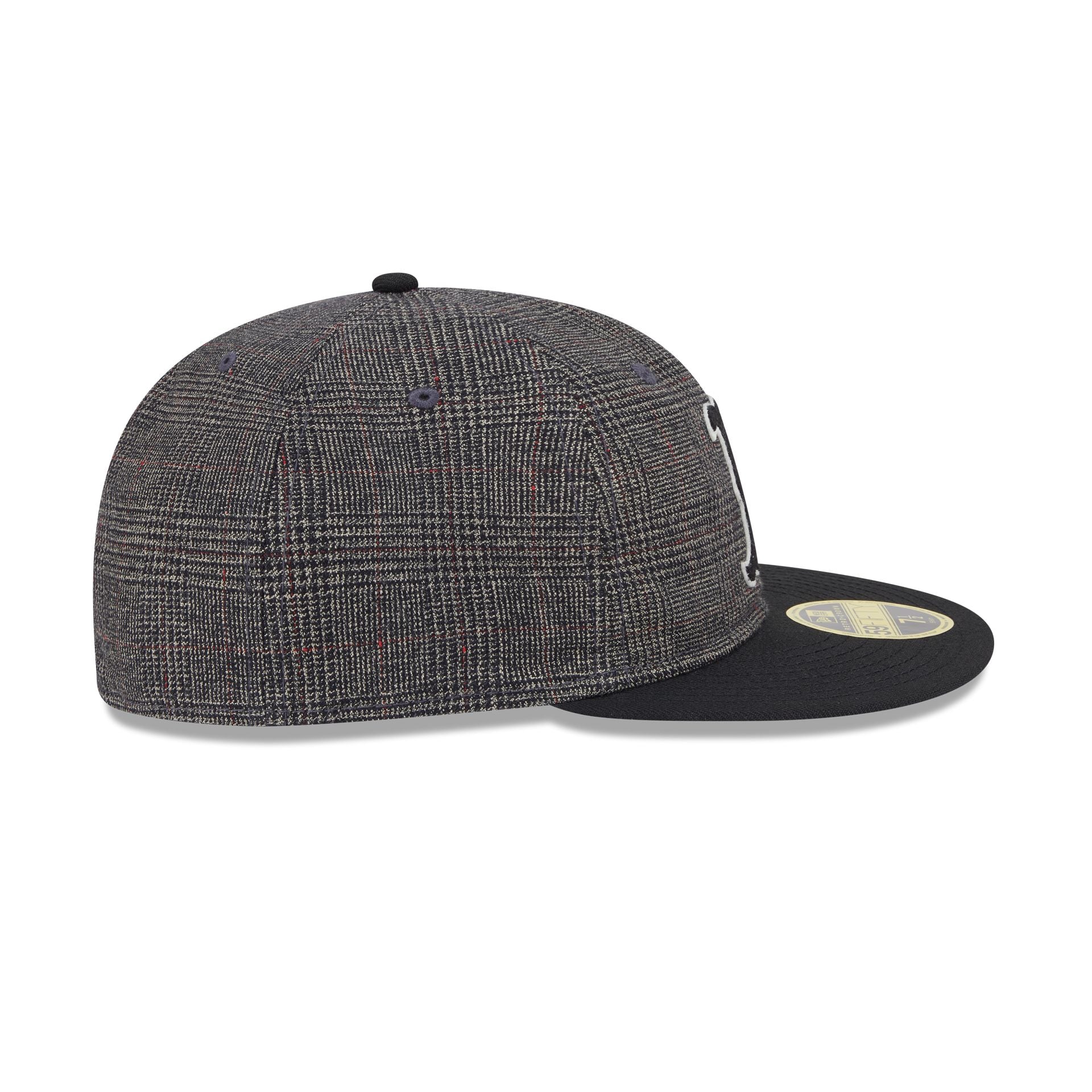 Boston Red Sox Plaid Retro Crown 59FIFTY Fitted Hat - Image 5