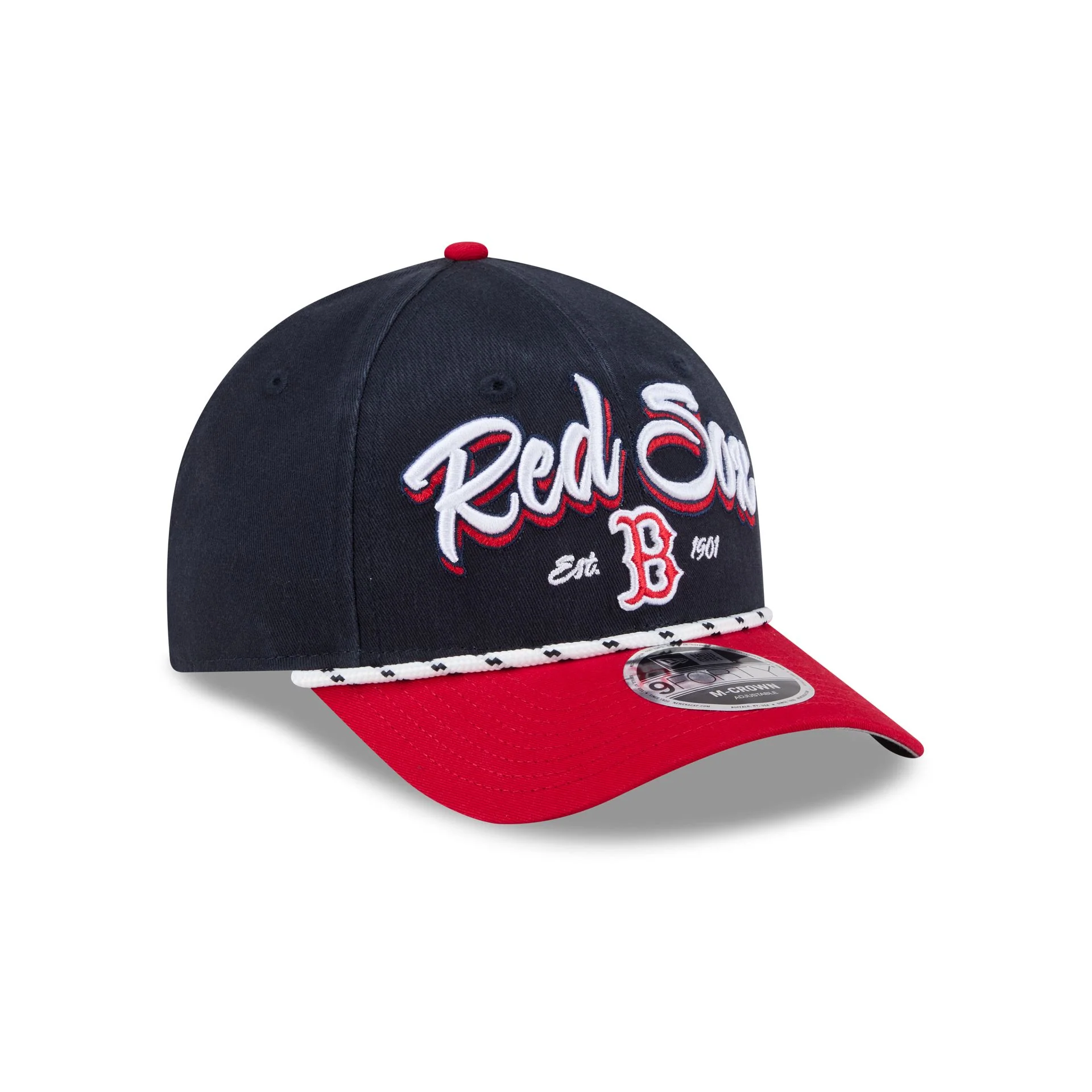 Boston Red Sox Team Loyal 9FORTY M-Crown Snapback Hat - Image 3