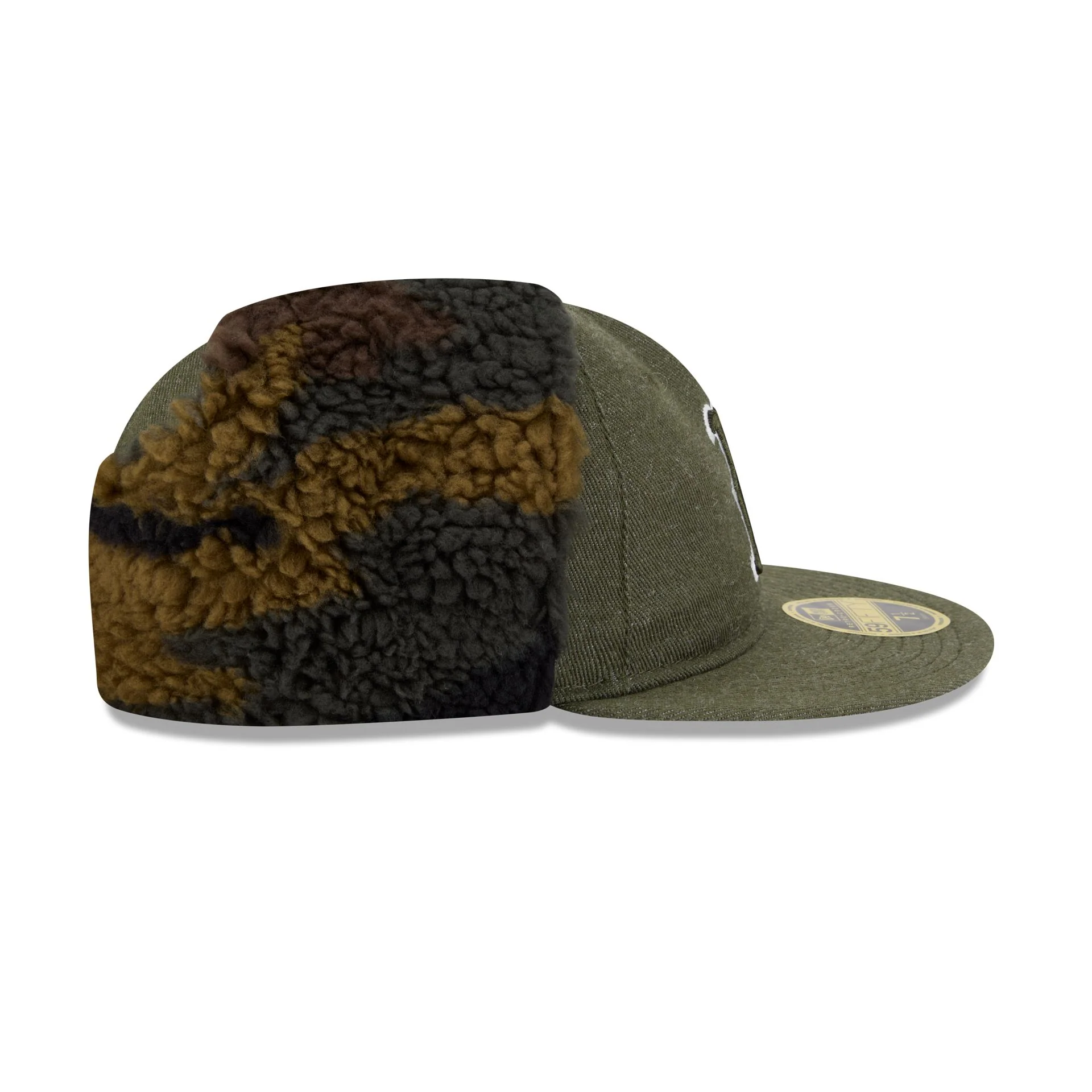 Boston Red Sox Three Looms Cotton Twill Camo Retro Crown Dog Ear 59FIFTY Fitted Hat - Image 5