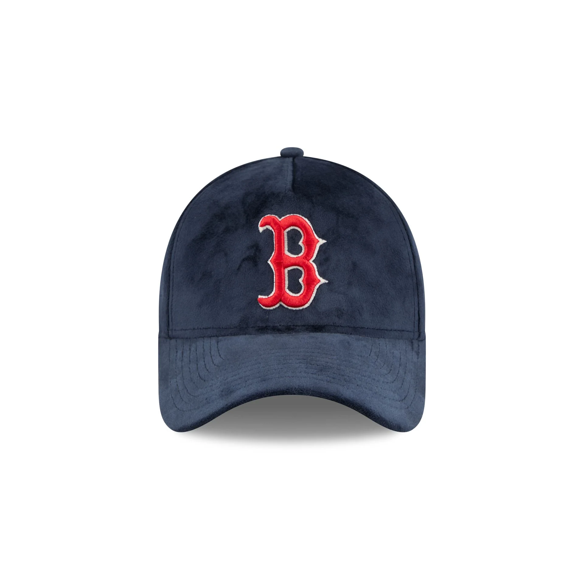 Boston Red Sox Velour 9FORTY A-Frame Snapback Hat - Image 2