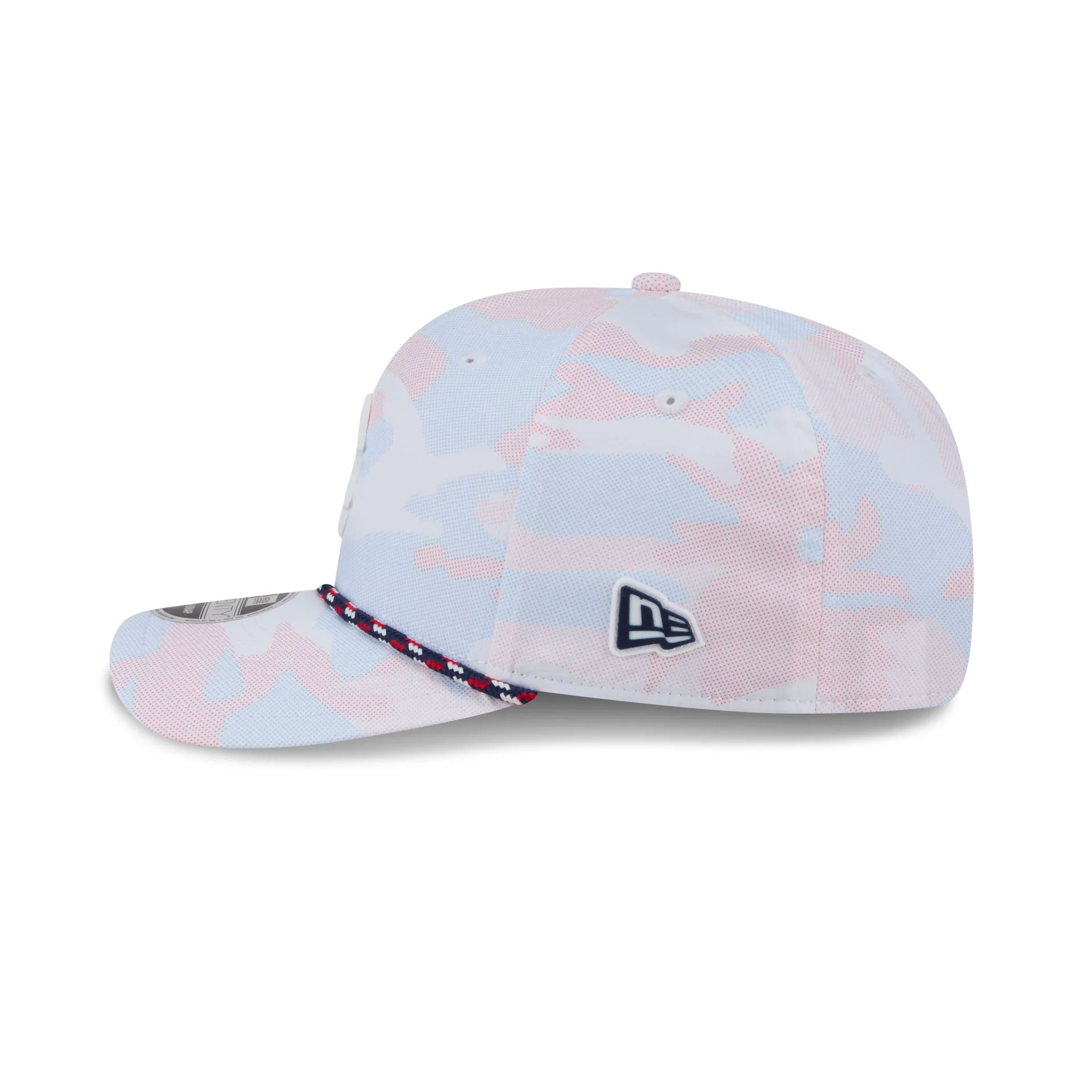 Boston Red Sox White Camo Performance Rope 9SEVENTY Stretch-Snap Hat - Image 4