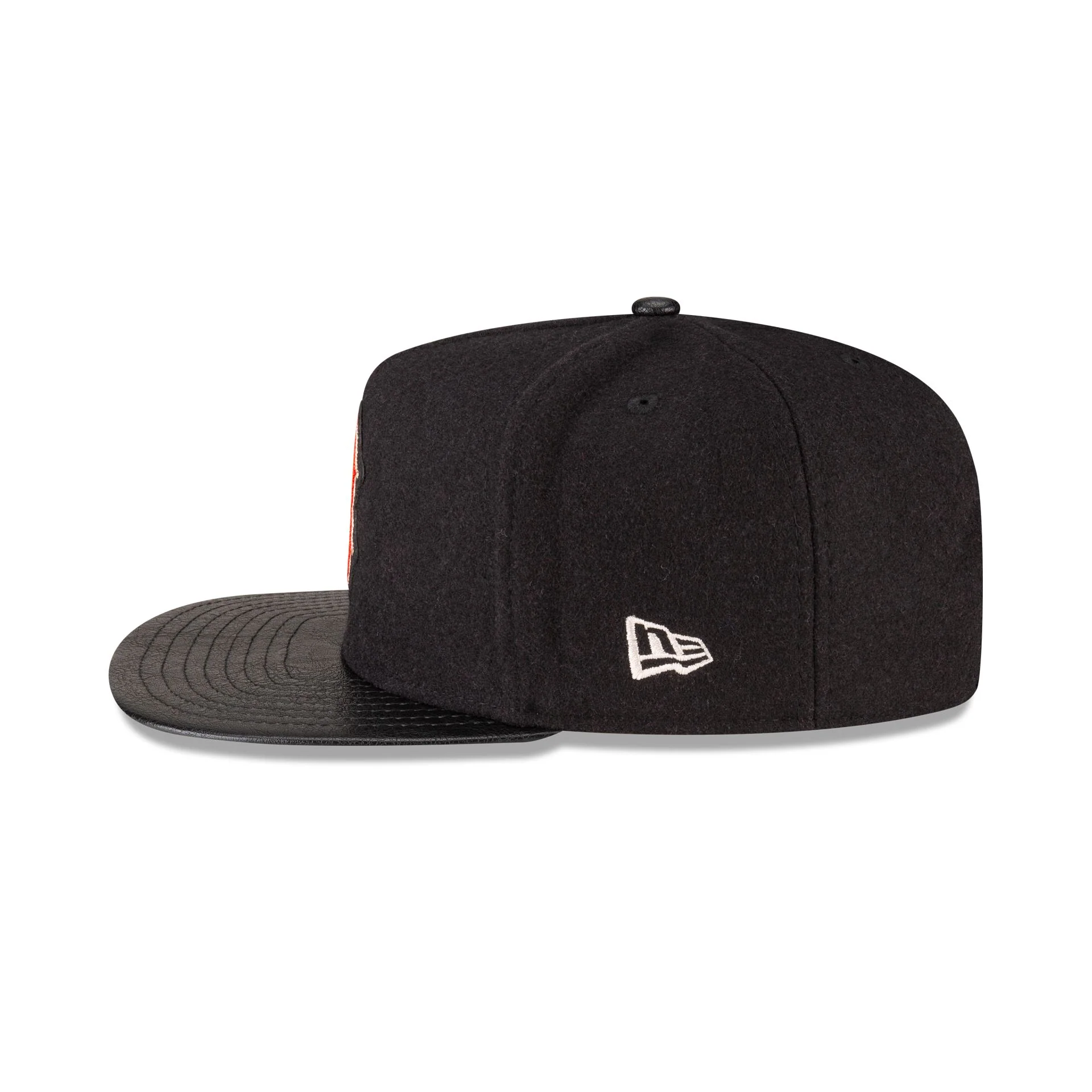 Boston Red Sox Wool Letterman 9FIFTY A-Frame Snapback Hat - Image 5