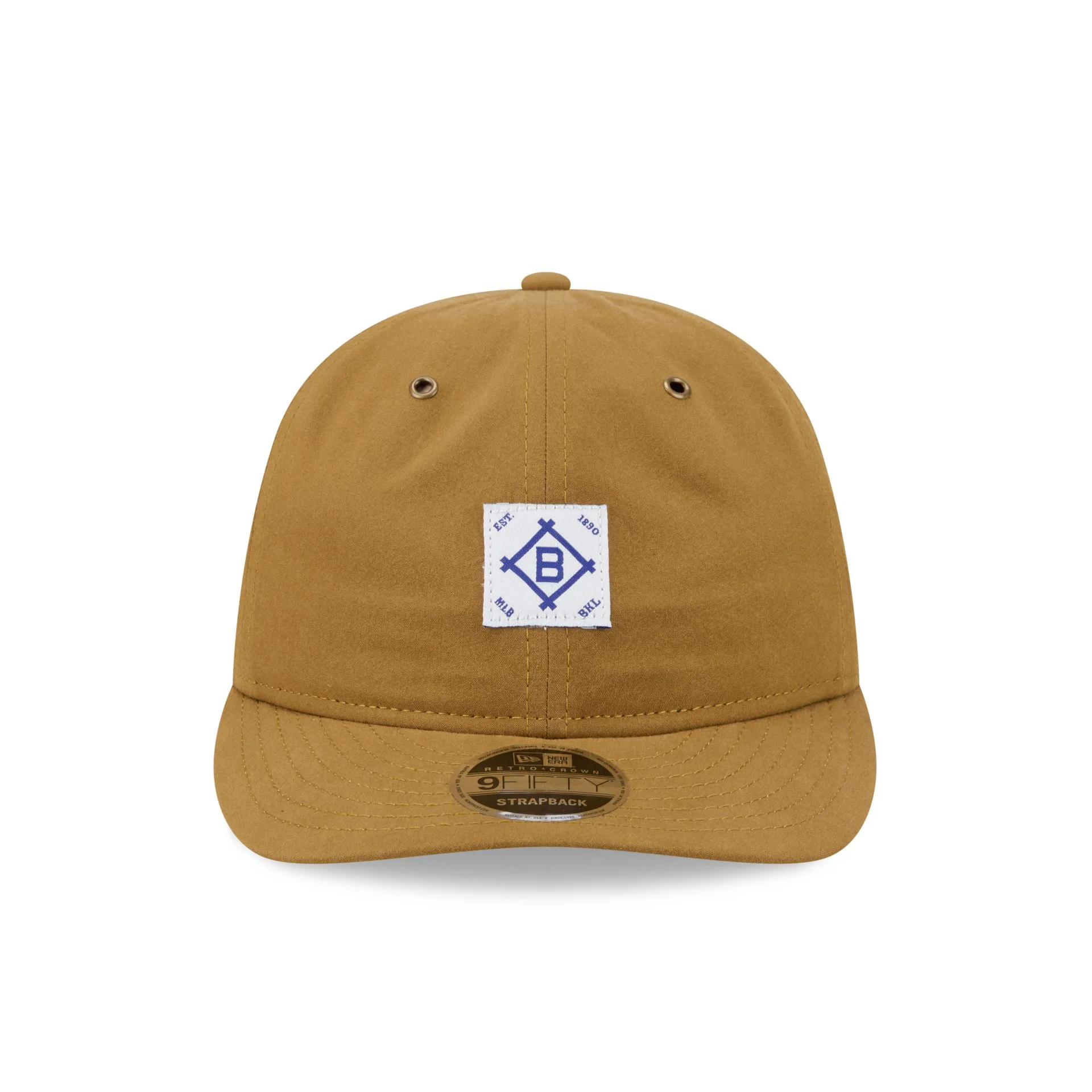 Brooklyn Dodgers Brushed Brown Nylon Retro Crown 9FIFTY Adjustable Hat - Image 2