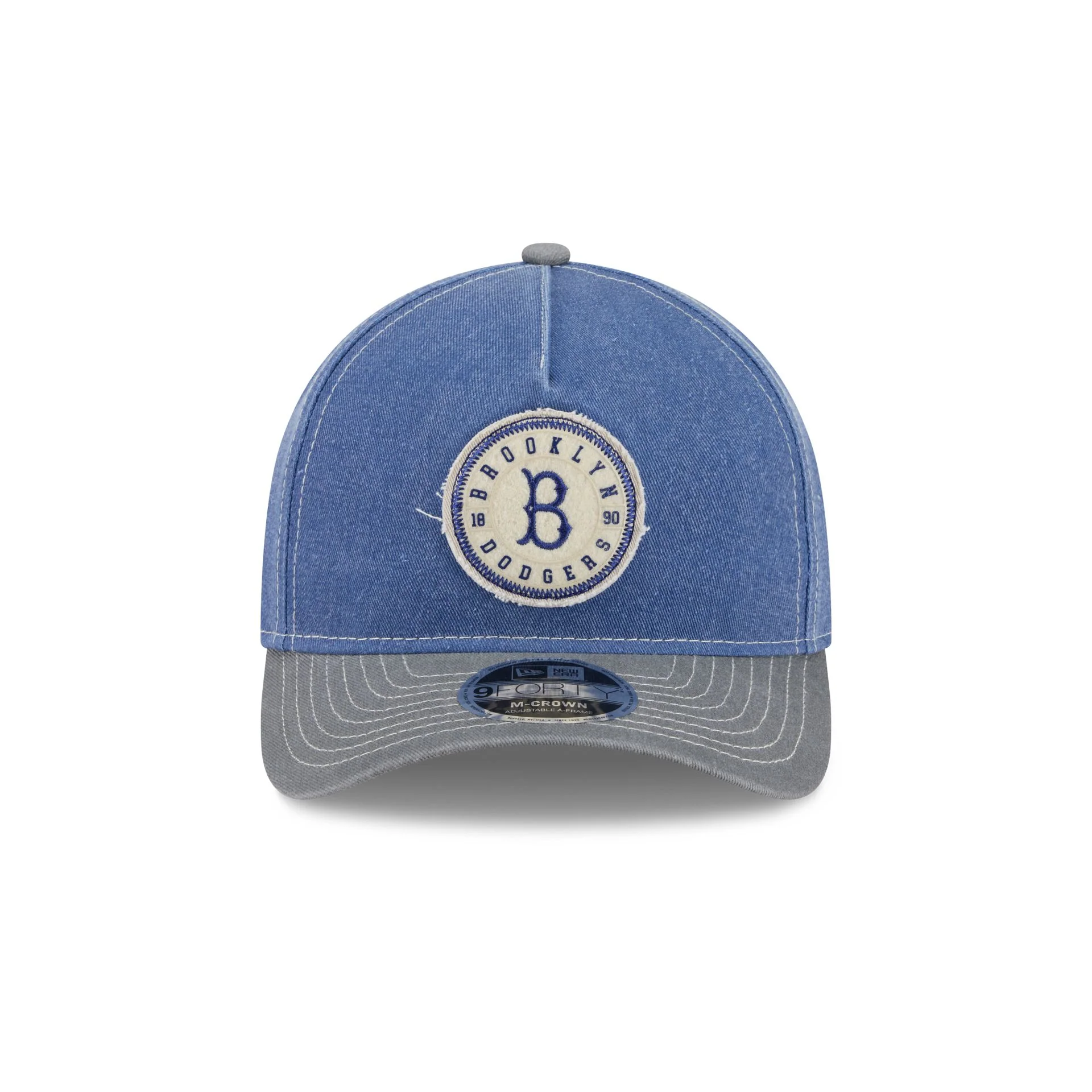 Brooklyn Dodgers Felt 9FORTY M-Crown A-Frame Snapback Hat - Image 2