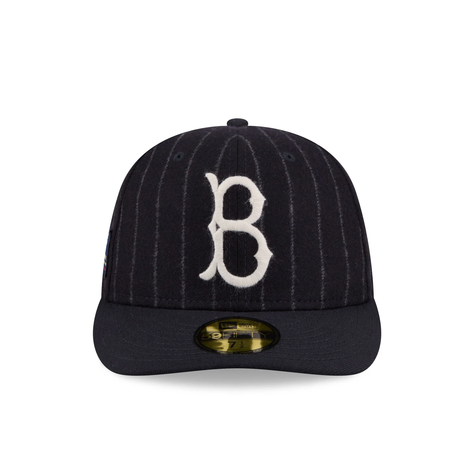 Brooklyn Dodgers Pinstripe Merino & Cashmere Moon 59FIFTY Fitted Hat - Image 2