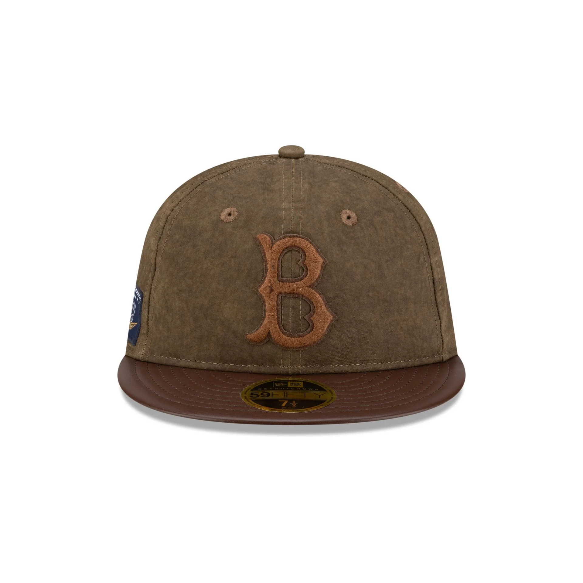 Brooklyn Dodgers Utility Linen Retro Crown 59FIFTY Fitted Hat - Image 2