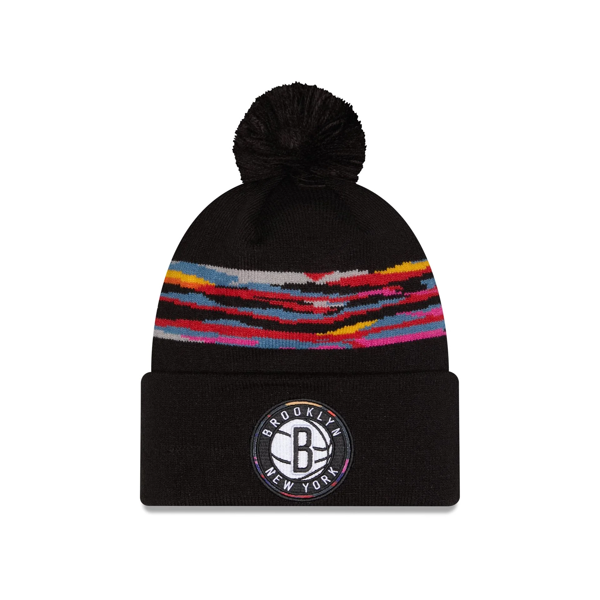Brooklyn Nets 2025 City Edition Pom Knit Hat