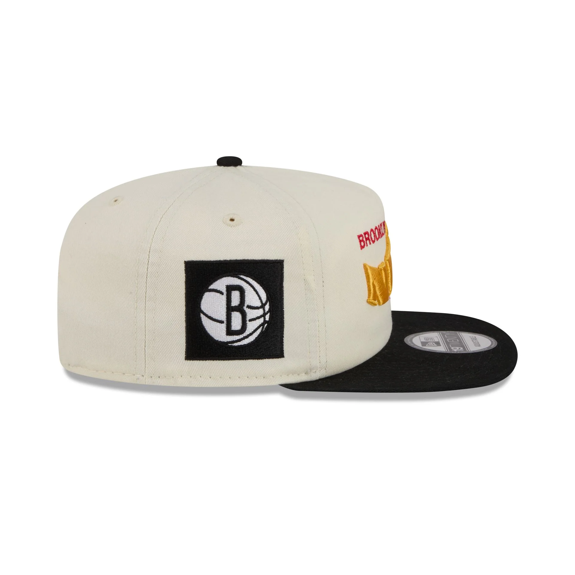 Brooklyn Nets Conference Script Chrome White 19TWENTY Adjustable Hat - Image 4