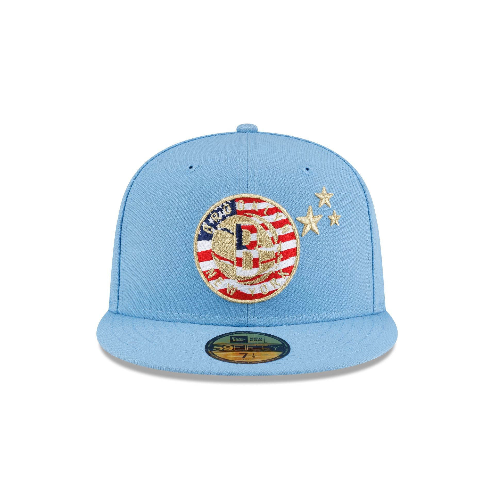 Brooklyn Nets Red, White & Blue 59FIFTY Fitted Hat - Image 2