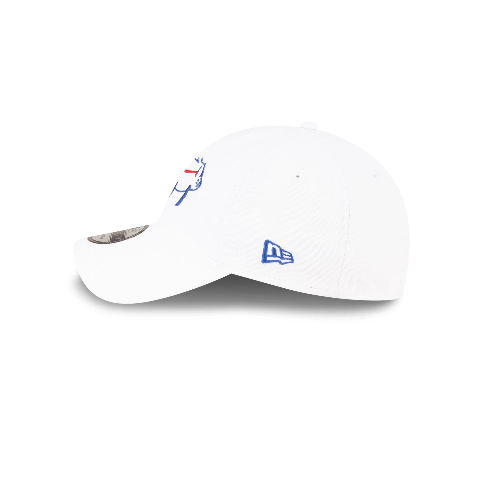 Buffalo Bills Billustration White 9TWENTY Adjustable Hat - Image 4
