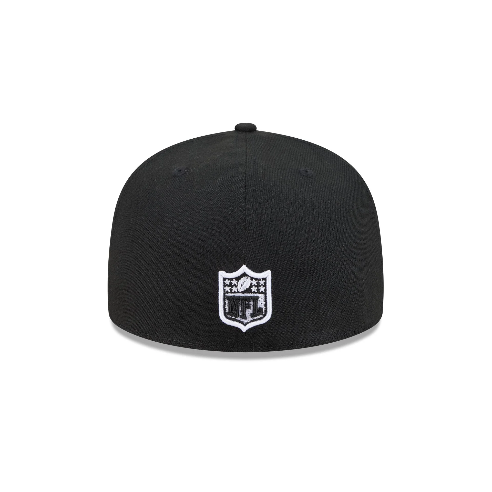 Buffalo Bills Black and White Basic 59FIFTY Fitted Hat - Image 6