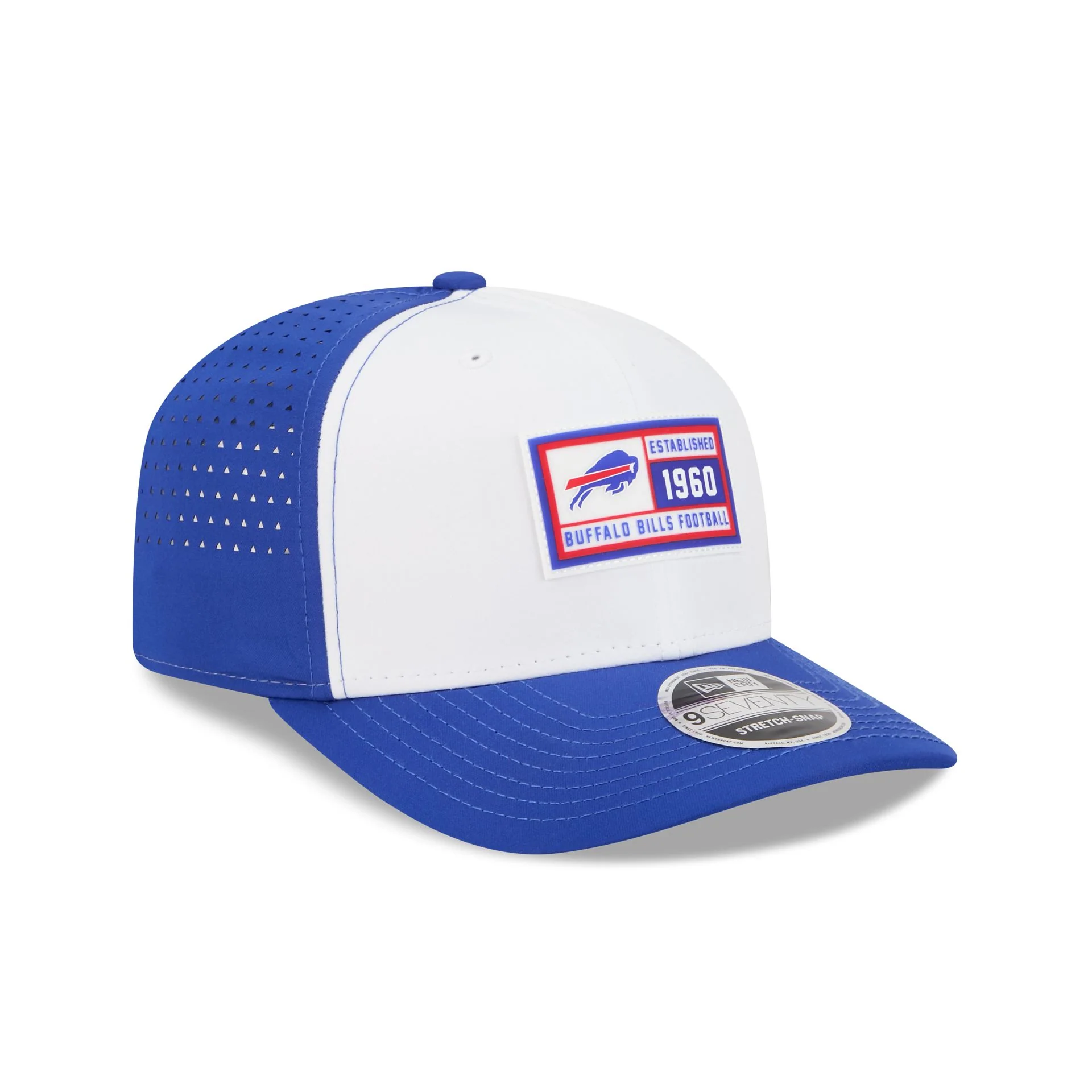 Buffalo Bills Est. Patch 9SEVENTY Stretch-Snap Hat - Image 3