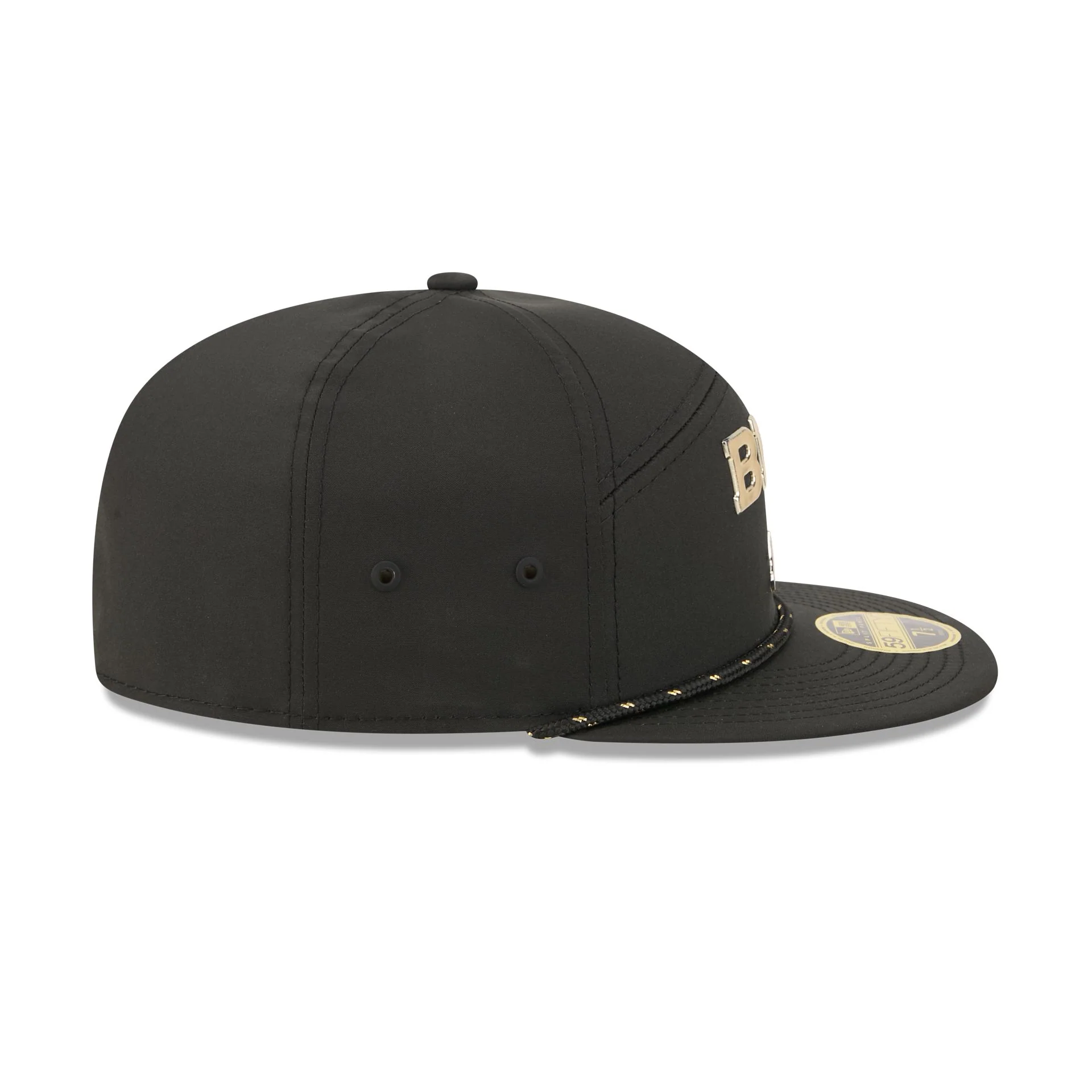 Buffalo Bills Gold Logo Rope Split Panel 59FIFTY Fitted Hat - Image 5