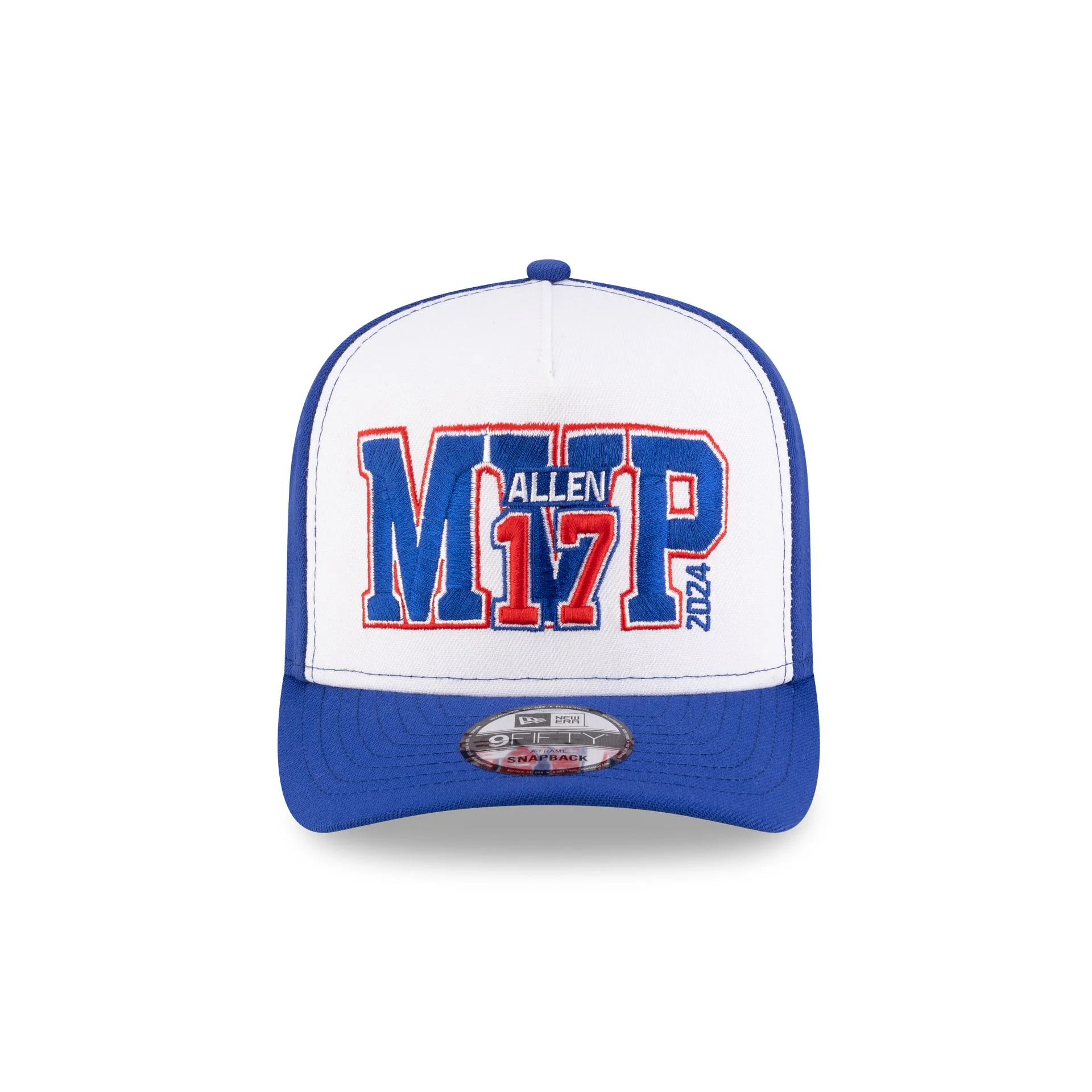 Buffalo Bills Josh Allen MVP 9FIFTY A-Frame Snapback Hat - Image 2