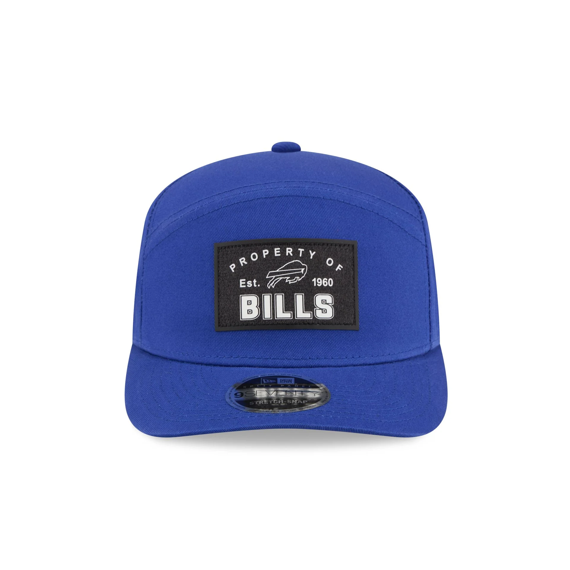 Buffalo Bills Property of Patch Split Panel 9SEVENTY Stretch-Snap Hat - Image 2