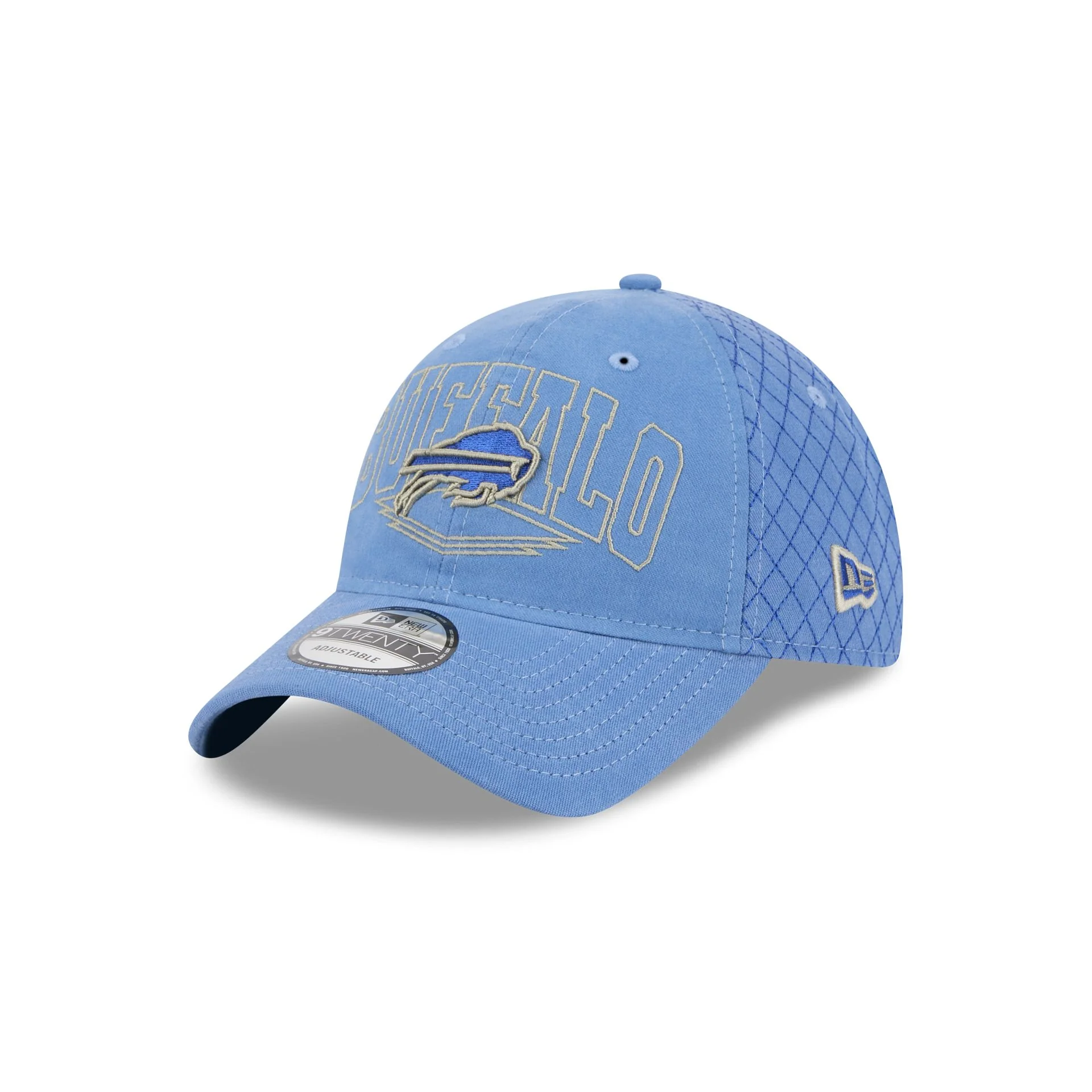 Buffalo Bills Quilted Wordmark 9TWENTY Adjustable Hat