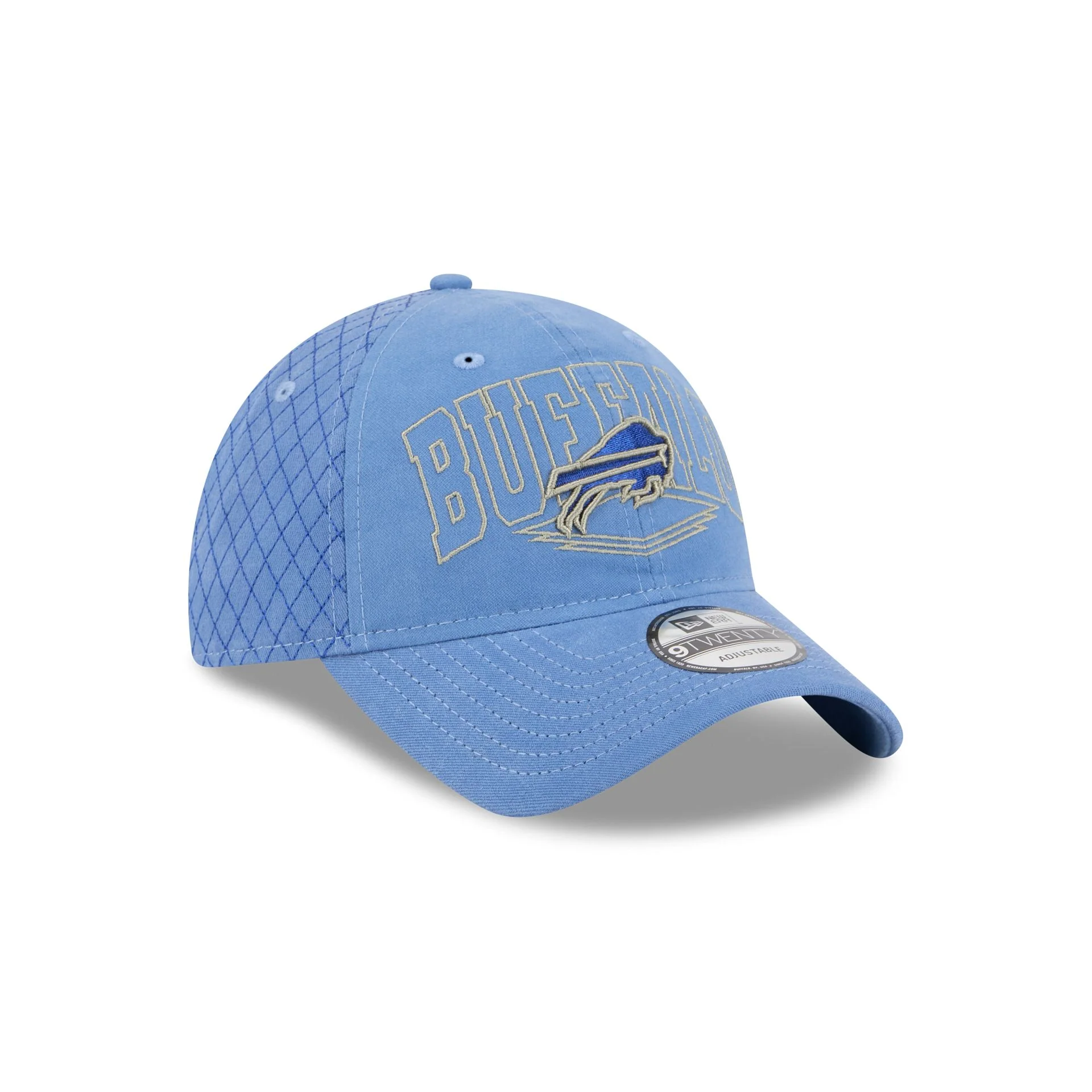 Buffalo Bills Quilted Wordmark 9TWENTY Adjustable Hat - Image 3
