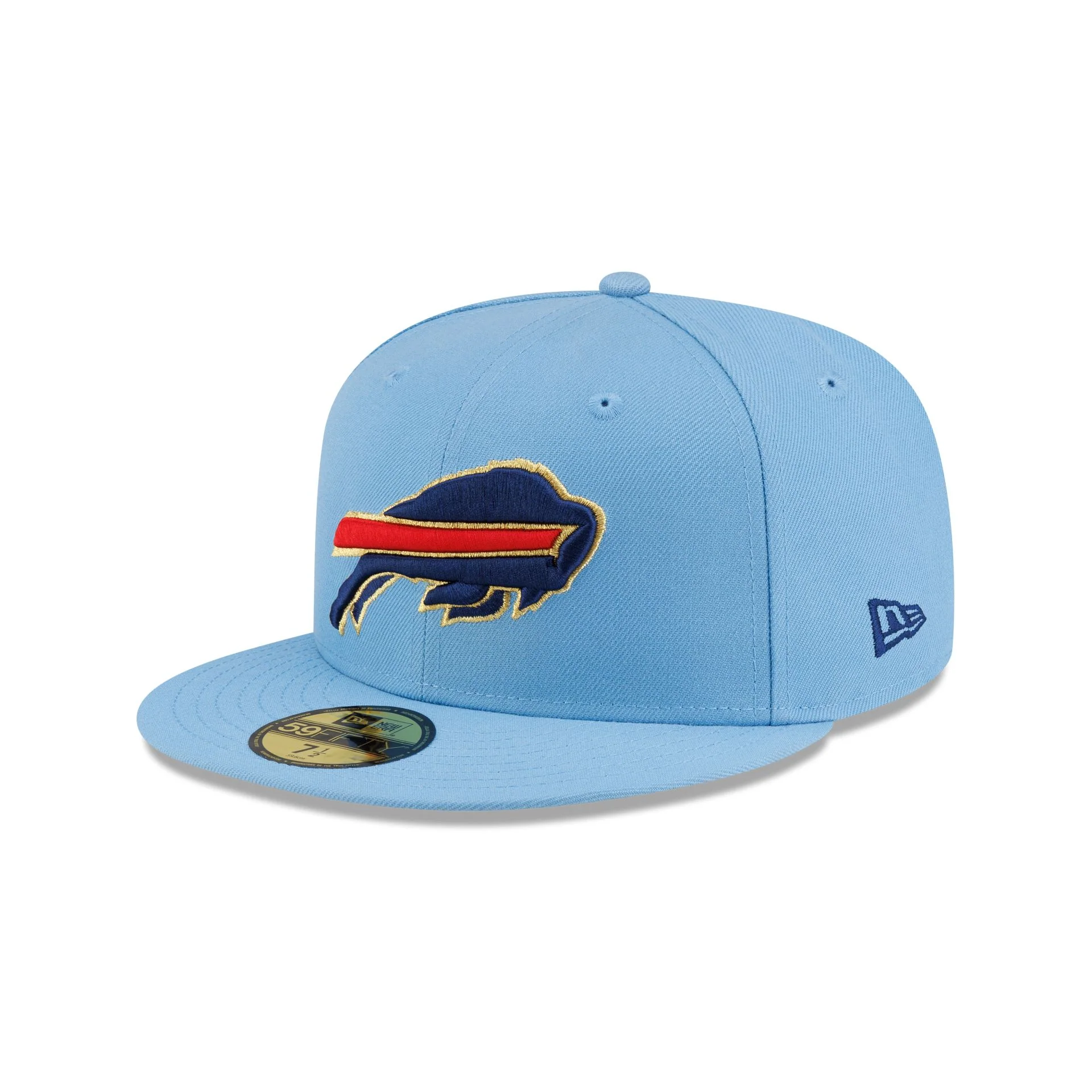 Buffalo Bills Red, White & Blue 59FIFTY Fitted Hat - Image 3