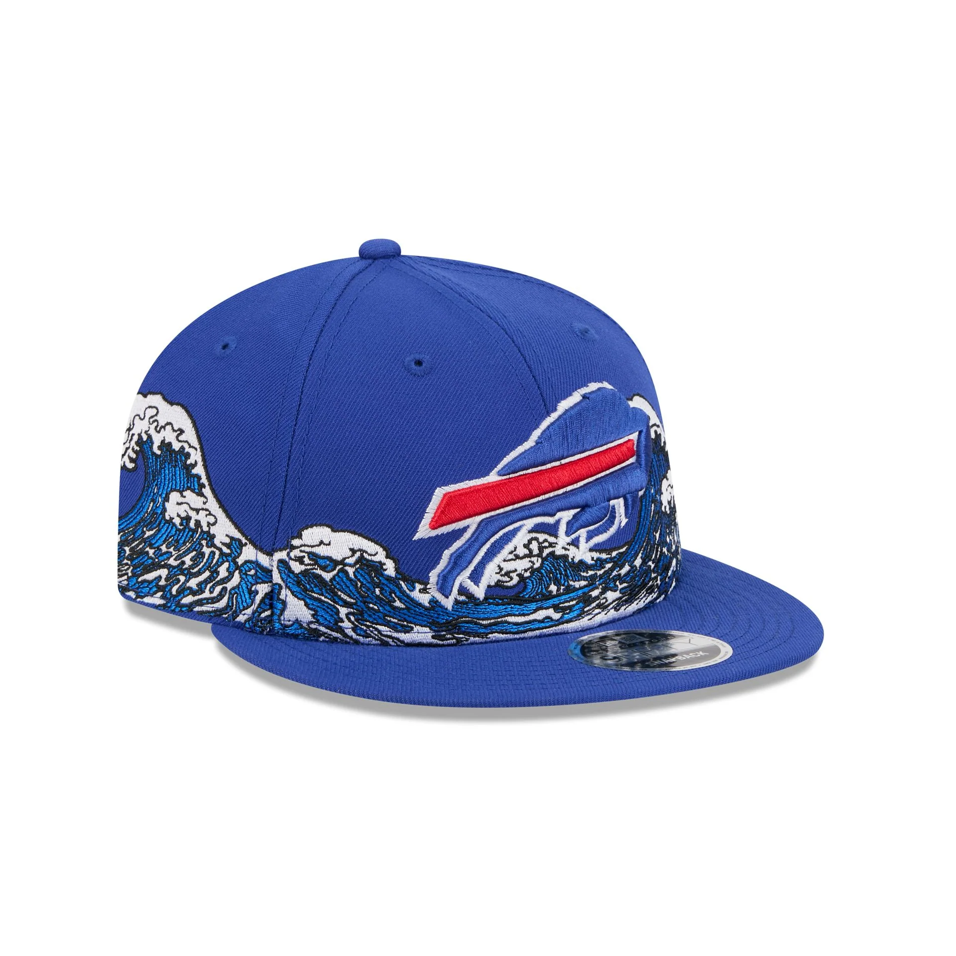 Buffalo Bills Tidal Flow Retro Crown 9FIFTY Adjustable Hat - Image 3
