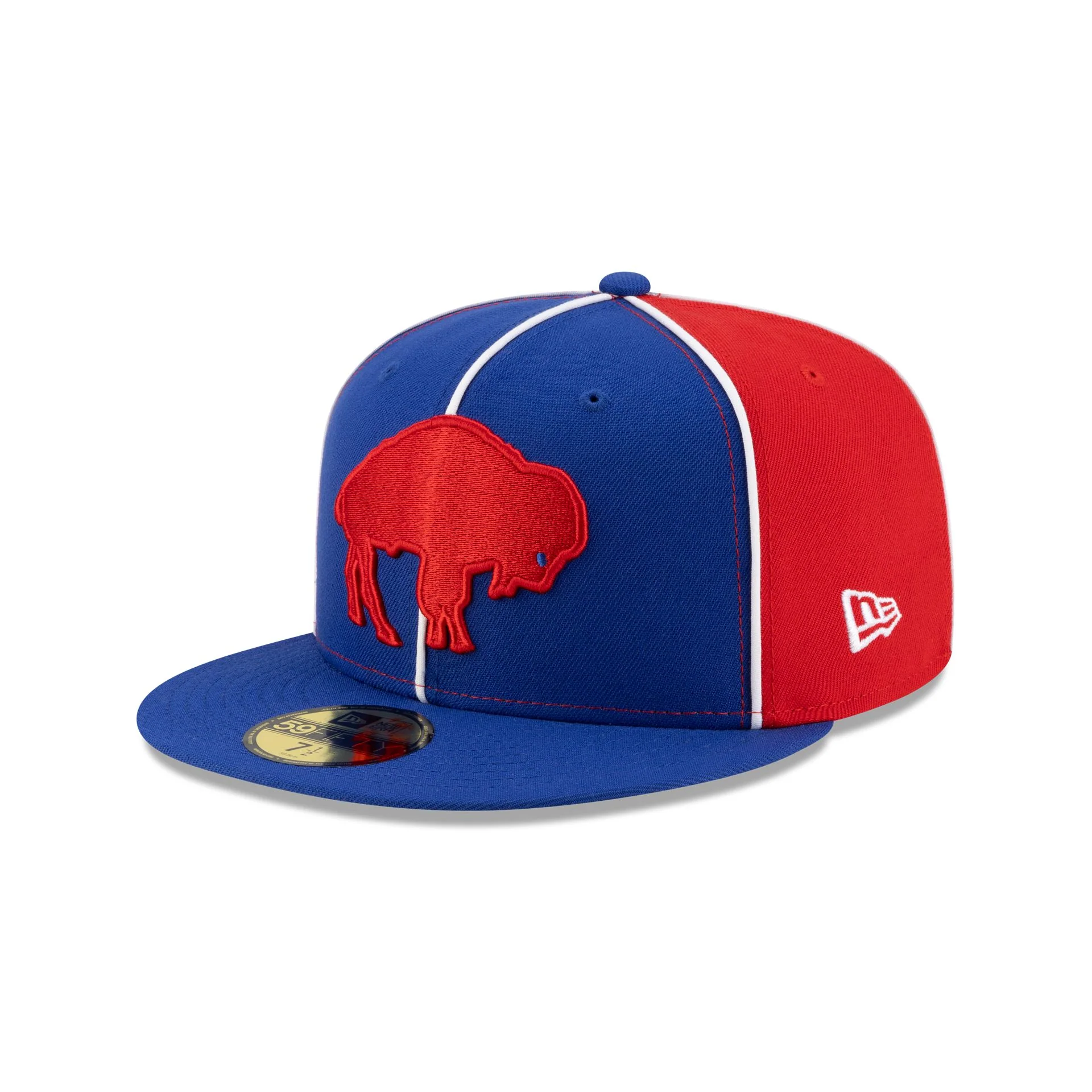 Buffalo Bills Two-Tone Pinwheel 59FIFTY Fitted Hat - Image 3