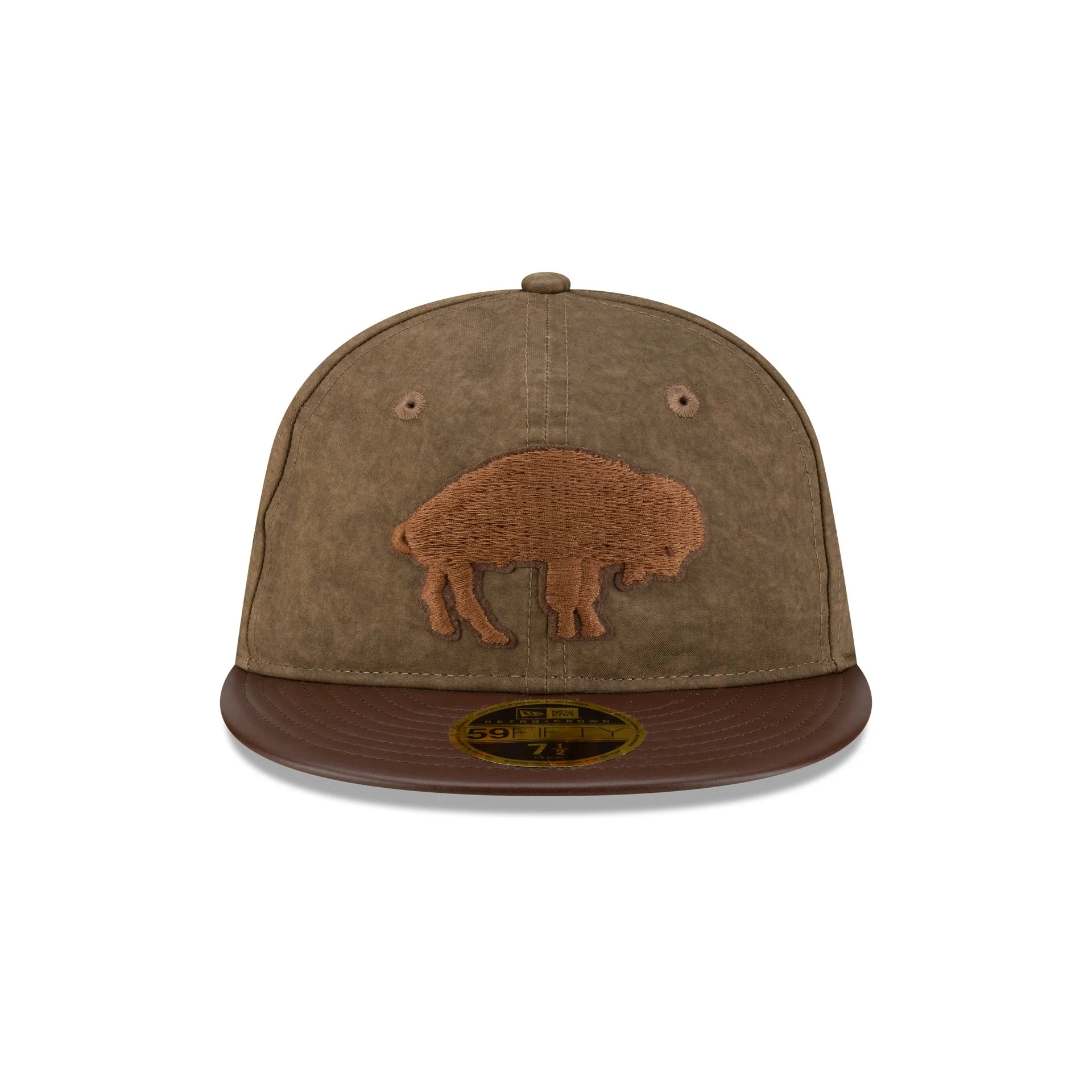 Buffalo Bills Utility Linen Retro Crown 59FIFTY Fitted Hat - Image 2
