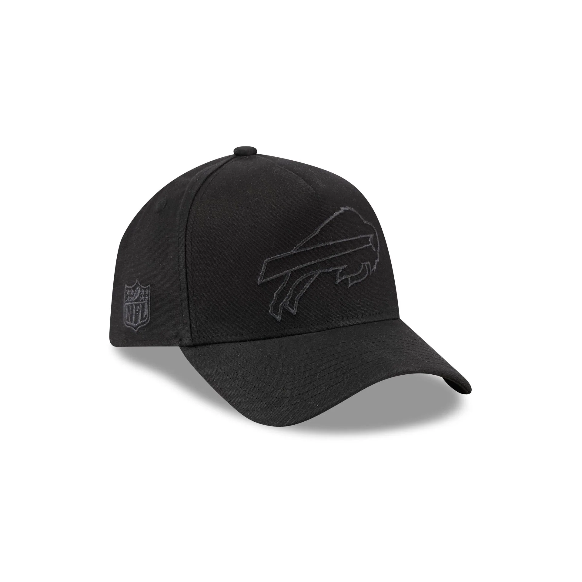 Buffalo Bills Waxed Canvas Black 59FORTY A-Frame Fitted Hat