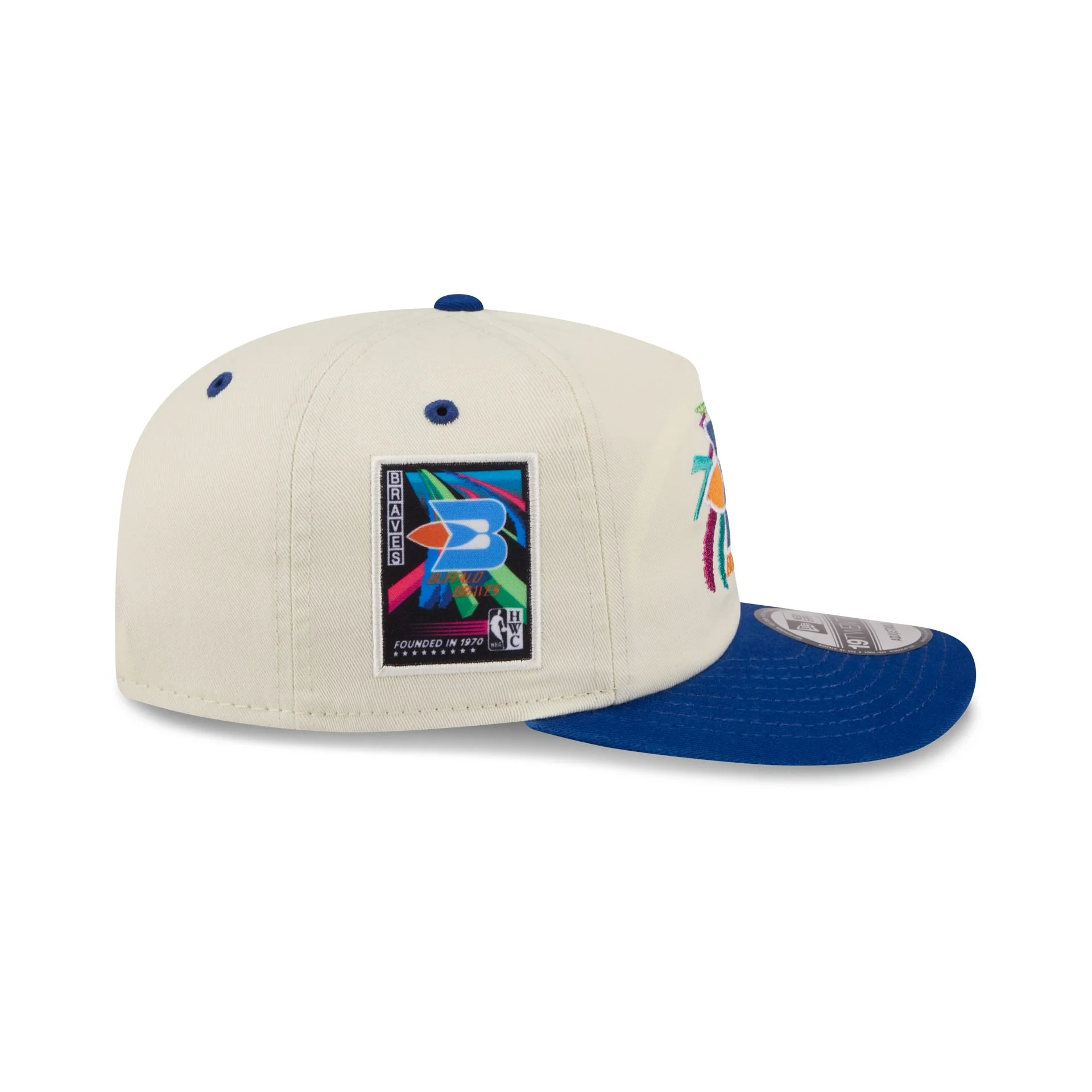 Buffalo Braves Hardwood Classics Retro Chrome 19TWENTY Adjustable Hat - Image 4