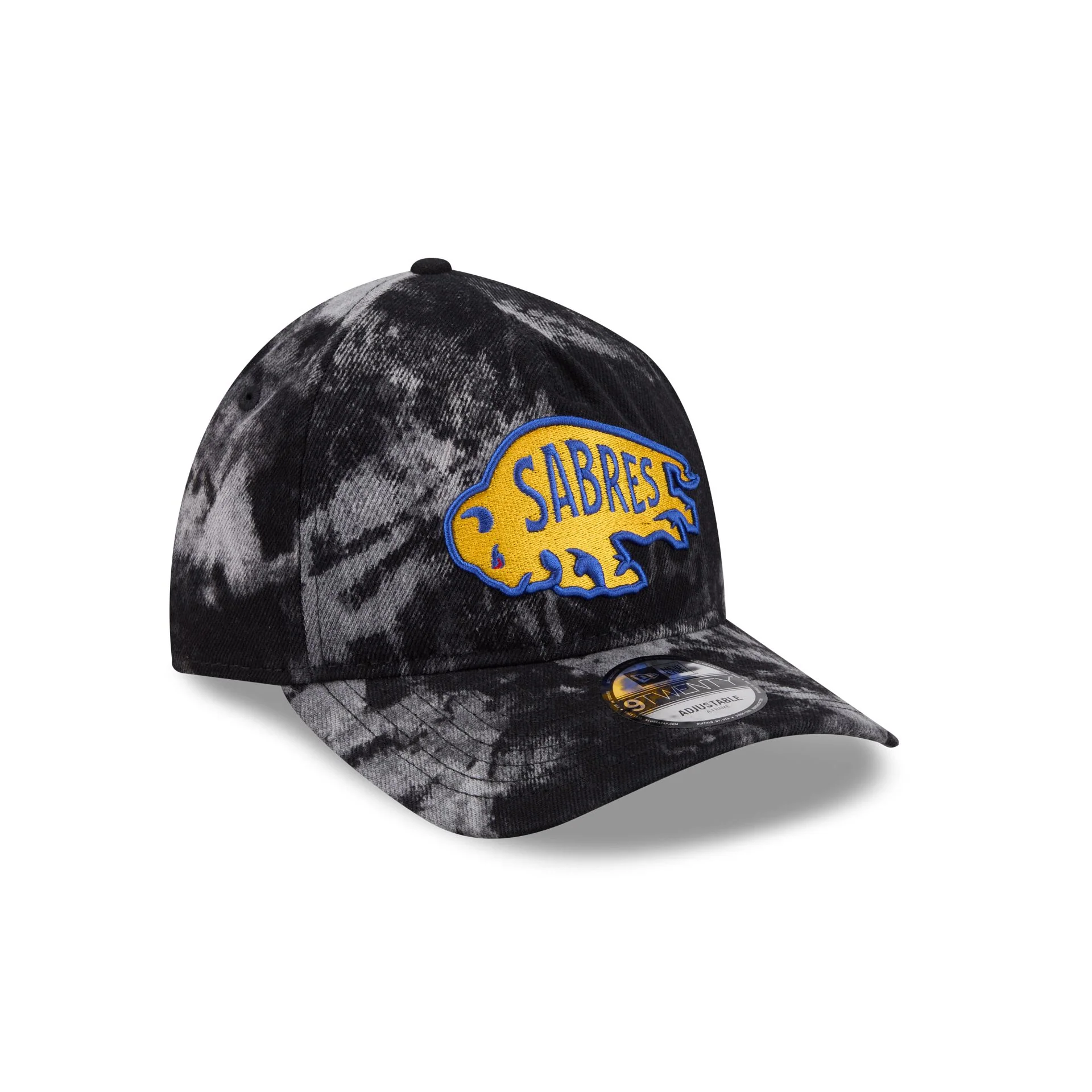Buffalo Sabres Bleached Denim 9TWENTY A-Frame Adjustable Hat - Image 3