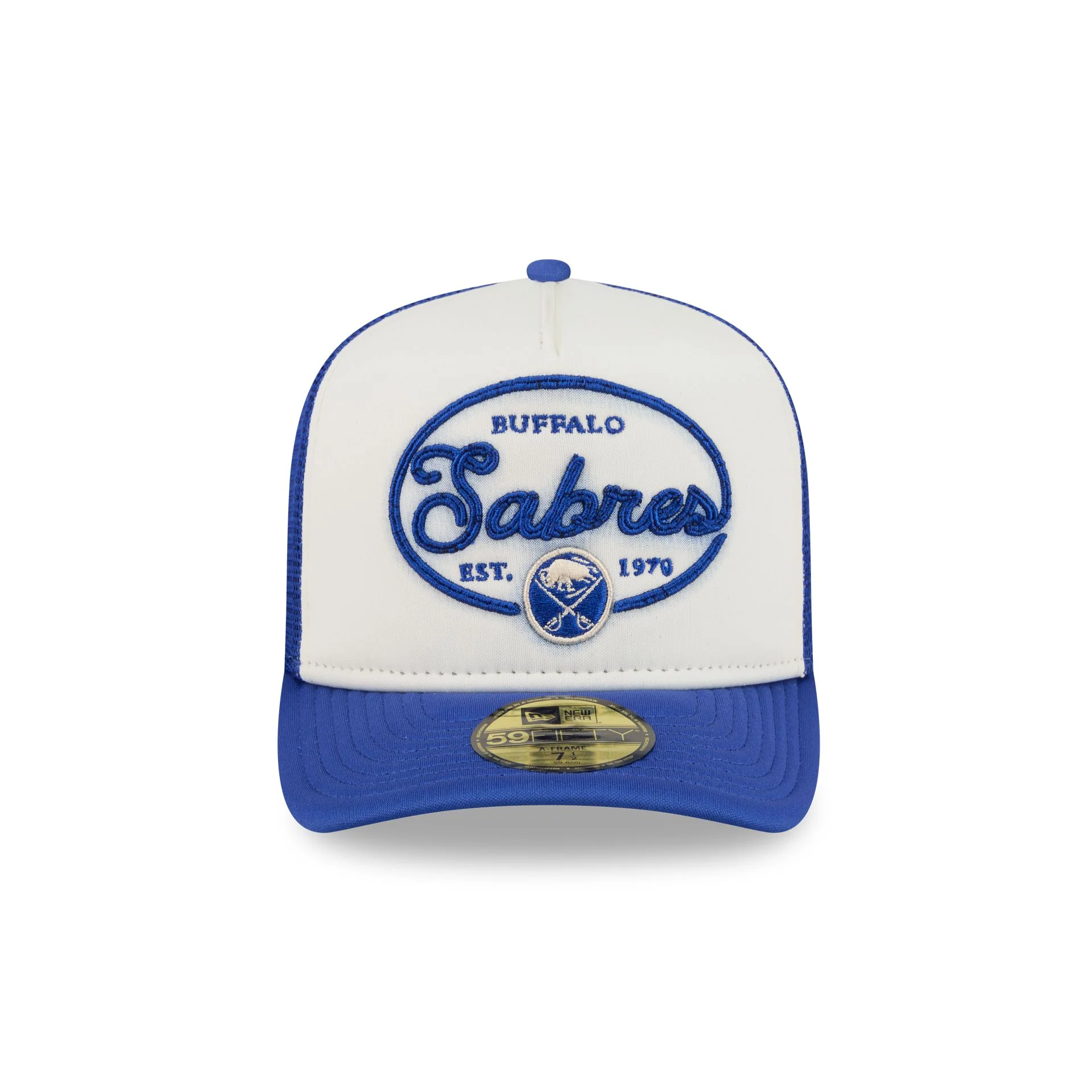 Buffalo Sabres Chrome 59FIFTY Fitted Trucker Hat - Image 2