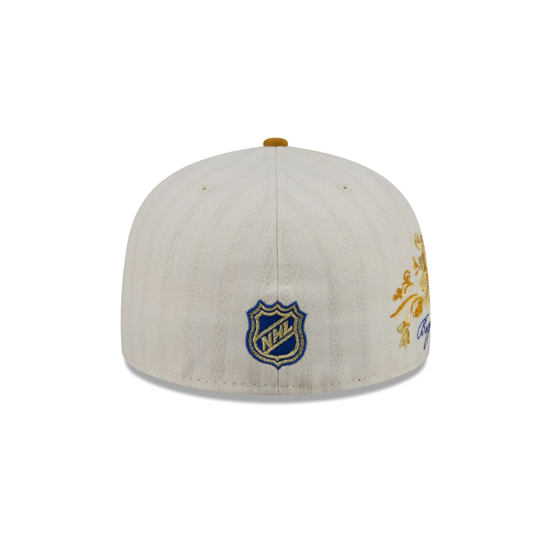 Buffalo Sabres Chrome Herringbone 59FIFTY Fitted Hat - Image 6