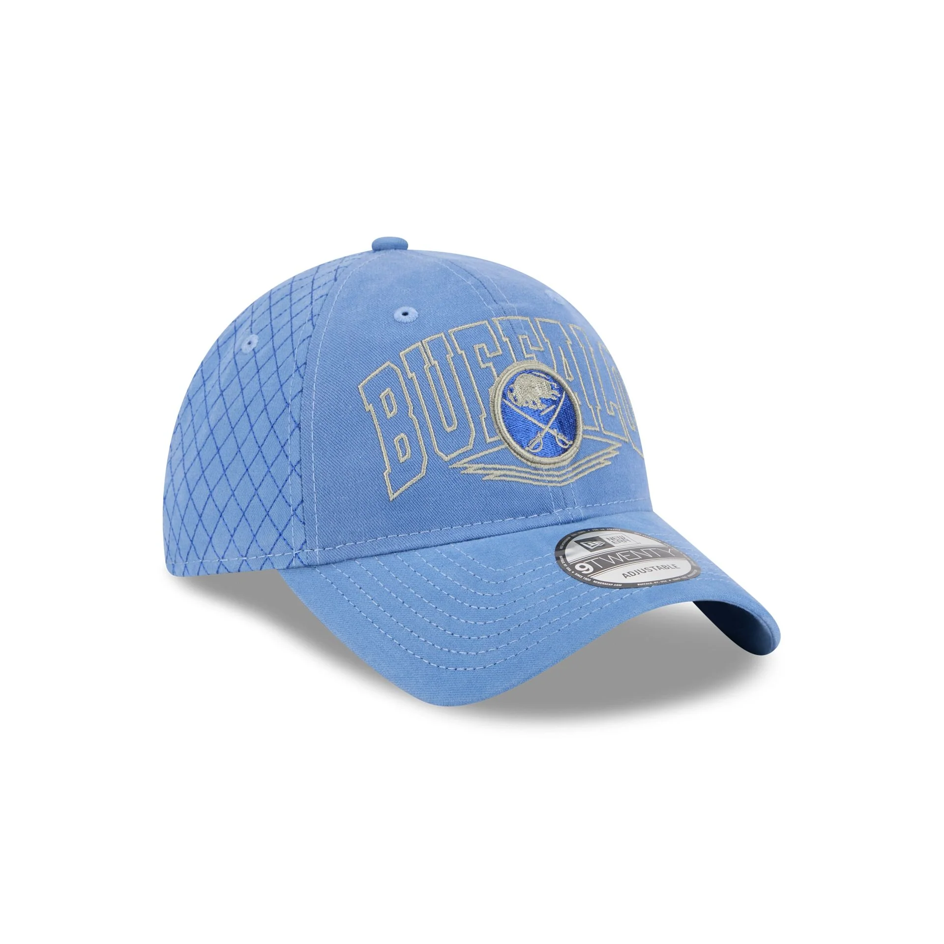 Buffalo Sabres Quilted Wordmark 9TWENTY Adjustable Hat - Image 3