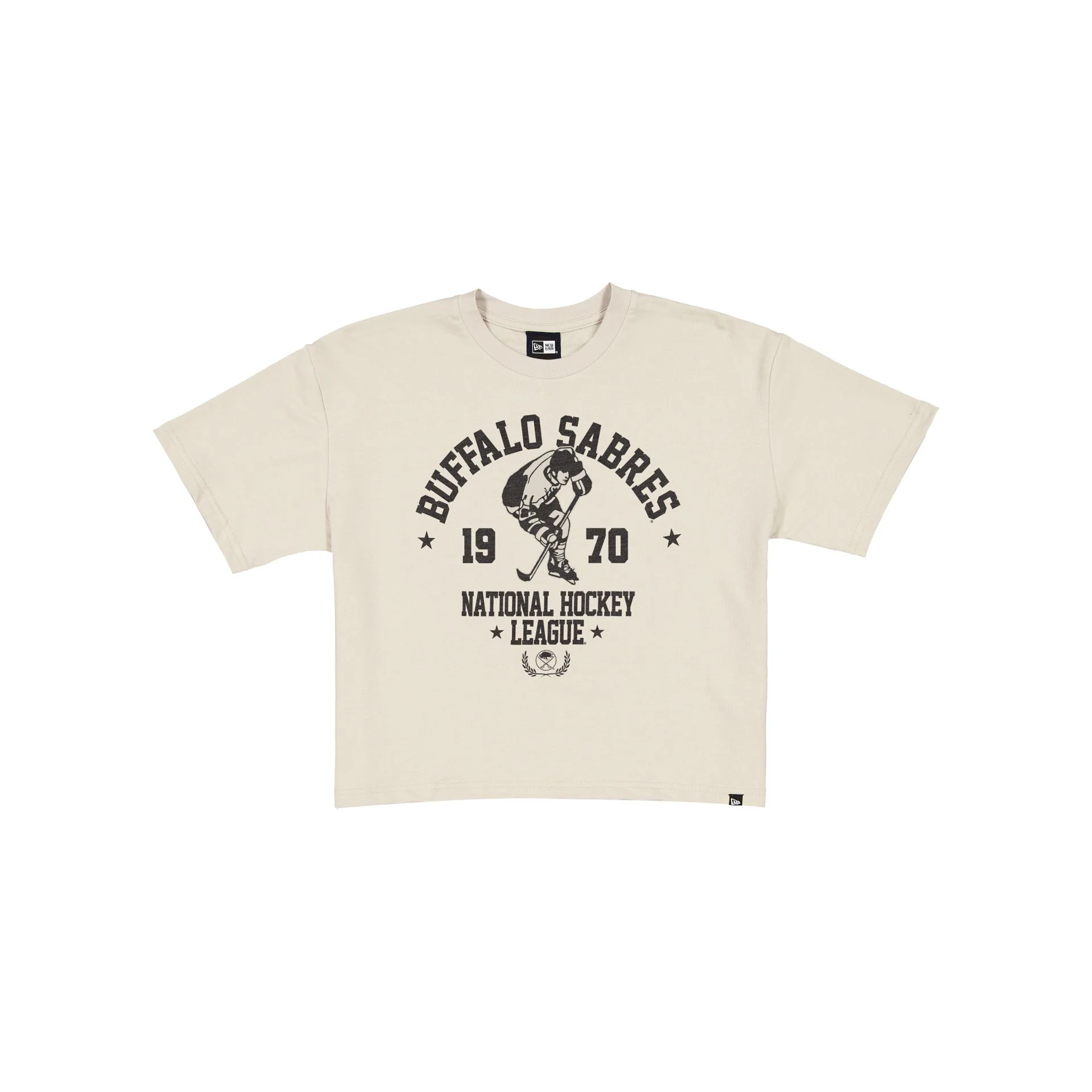 Buffalo Sabres Throwback Prep Stone Women's Cropped T-Shirt