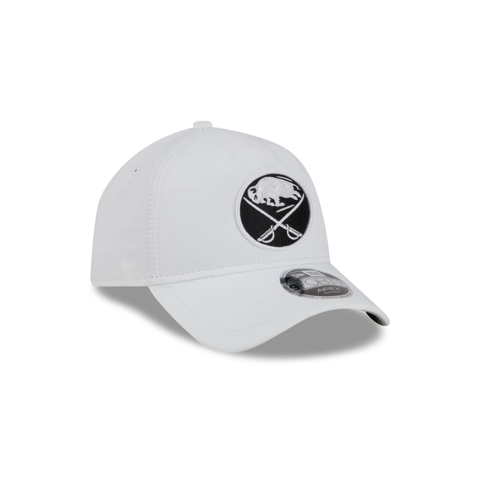 Buffalo Sabres White 9FORTY APEX Snapback Hat - Image 3