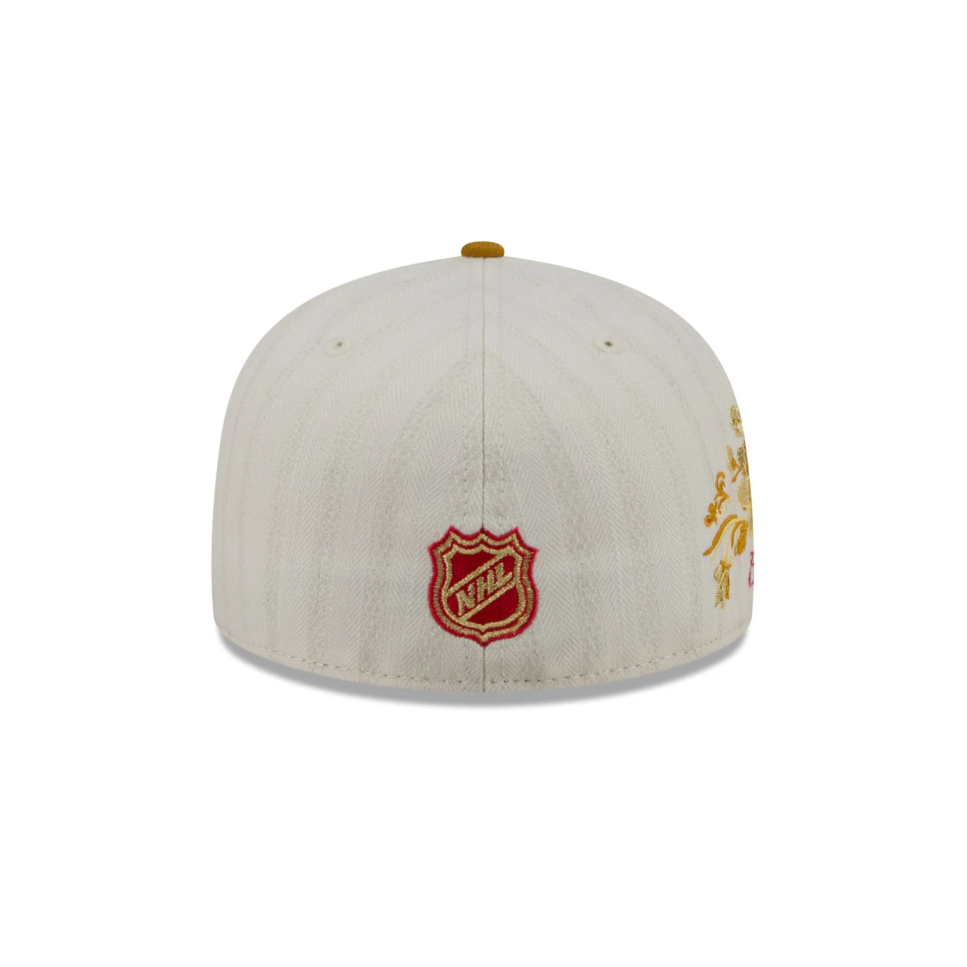 Calgary Flames Chrome Herringbone 59FIFTY Fitted Hat - Image 6