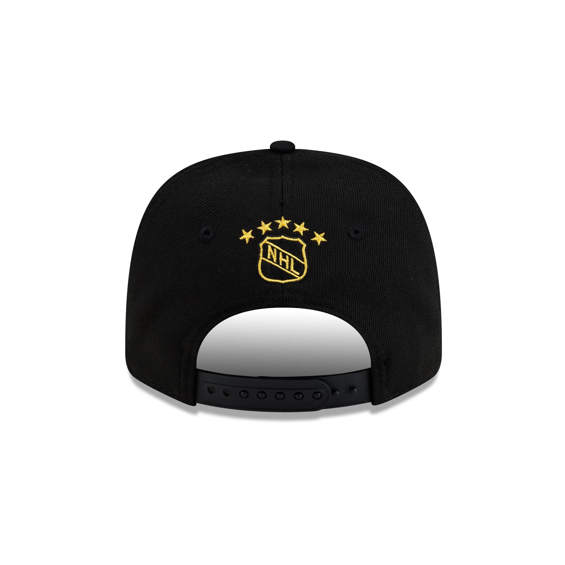 California Golden Seals Poly Split Panel 9SEVENTY Stretch-Snap Hat - Image 7