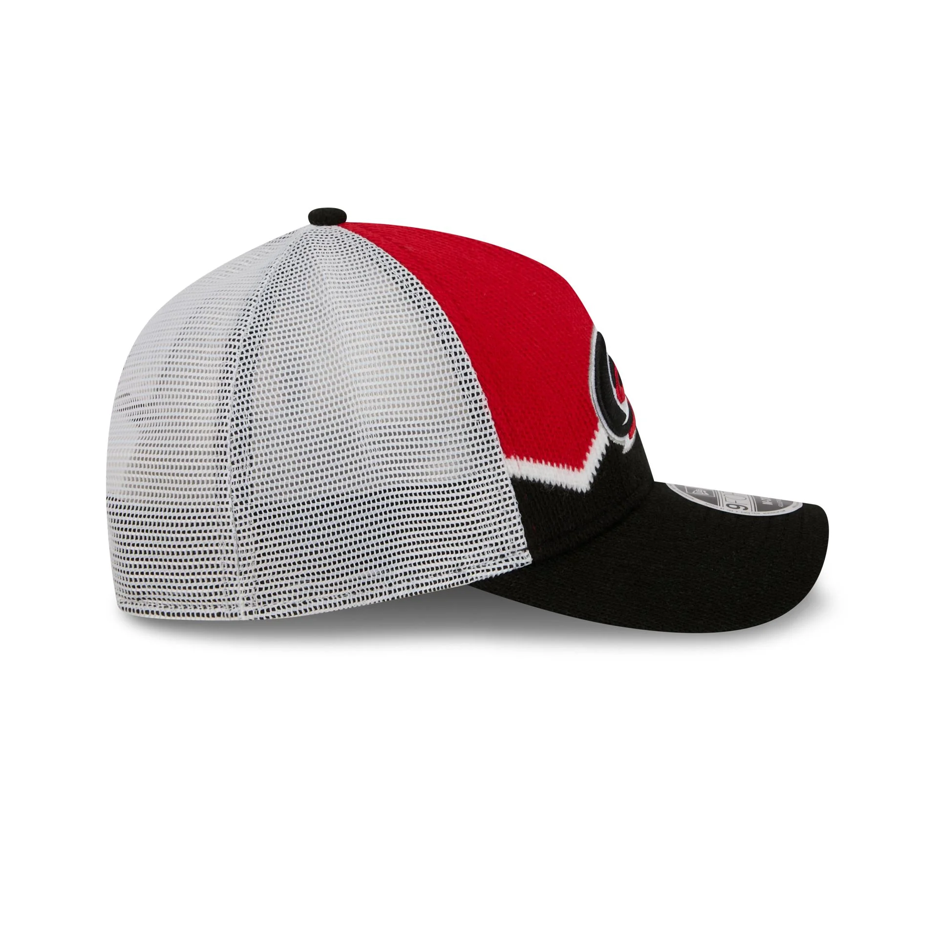 Carolina Hurricanes Sock 9FORTY M-Crown A-Frame Trucker Hat - Image 5
