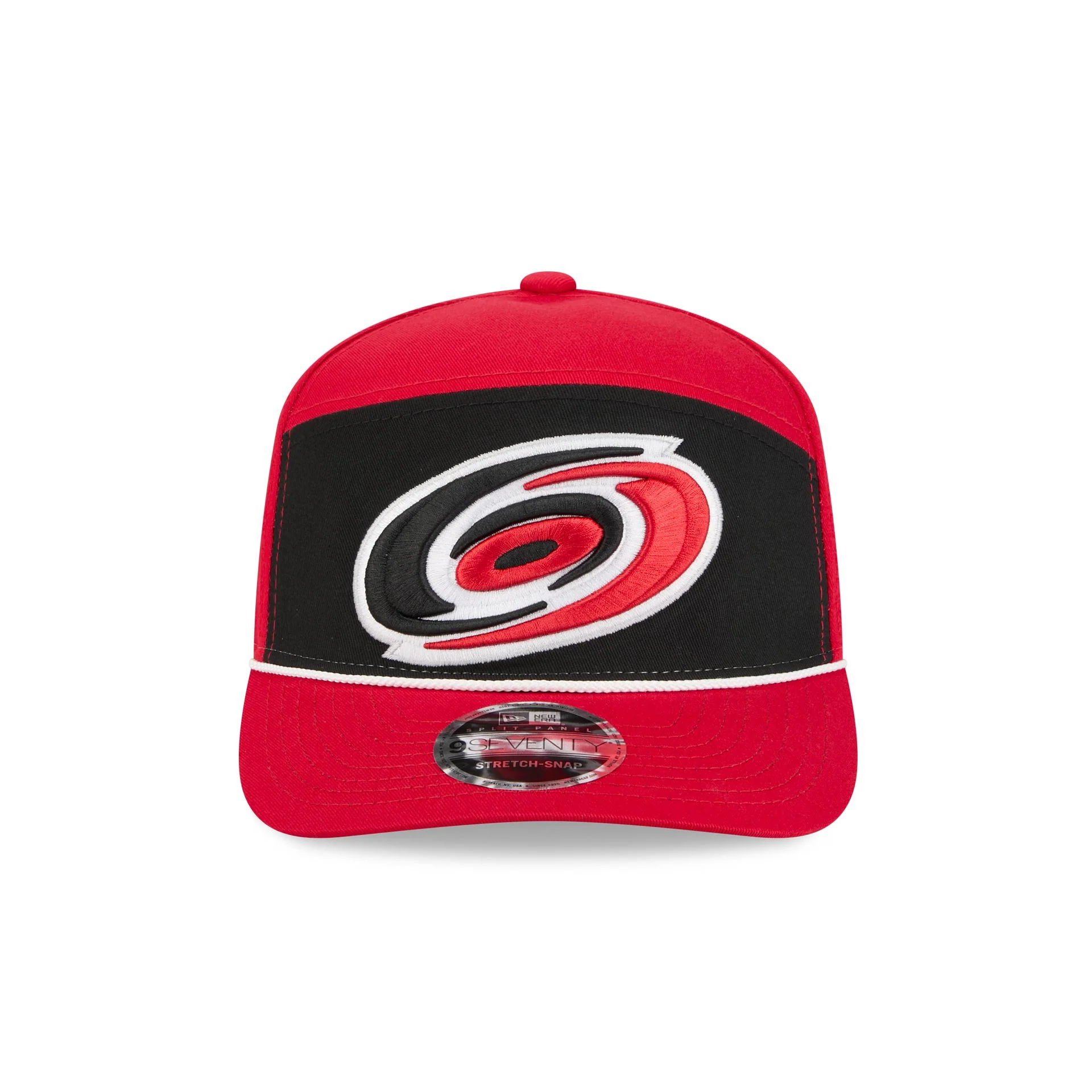 Carolina Hurricanes Split Panel 9SEVENTY Stretch-Snap Hat - Image 2