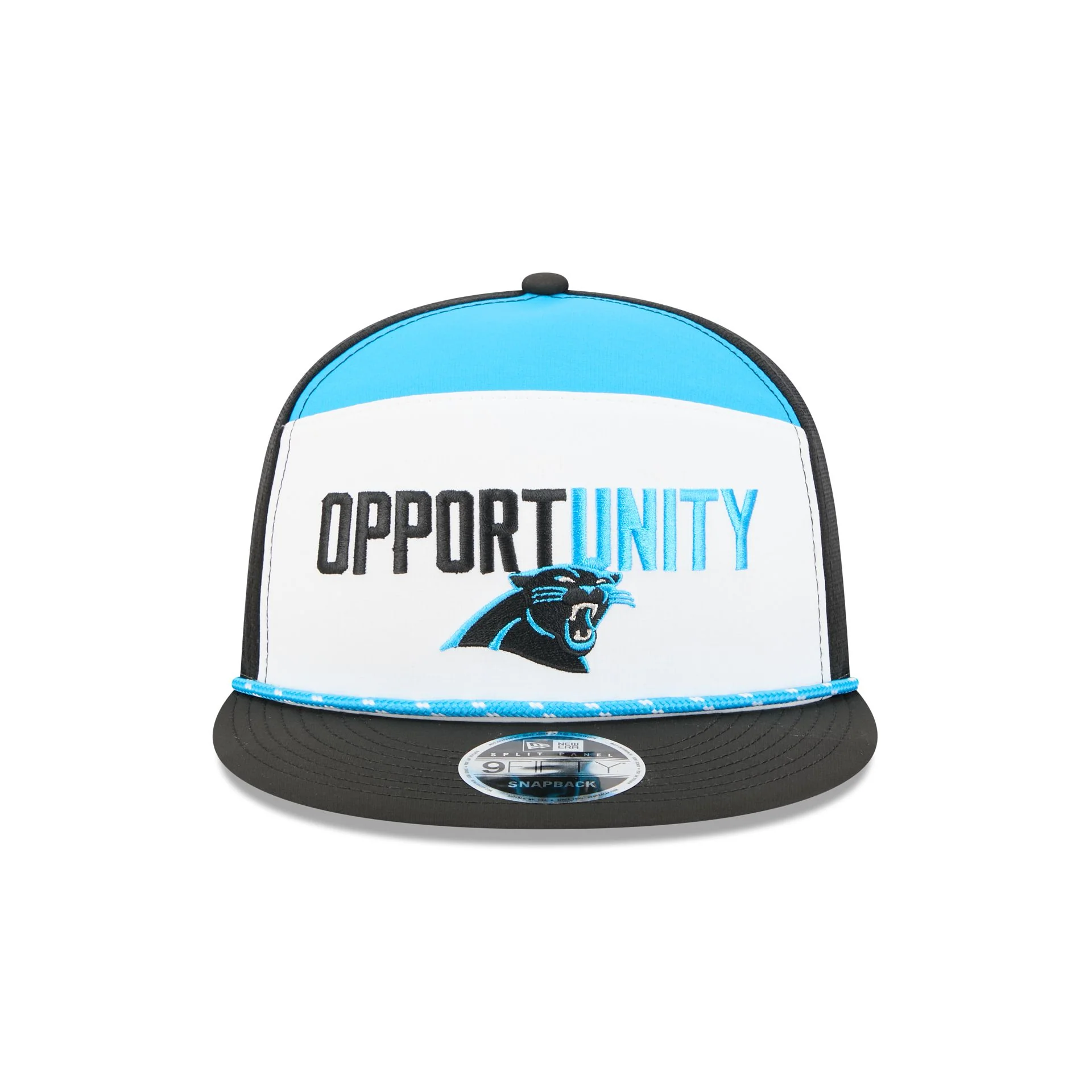 Carolina Panthers 2025 Inspire Change Split Panel 9FIFTY Snapback Hat - Image 2