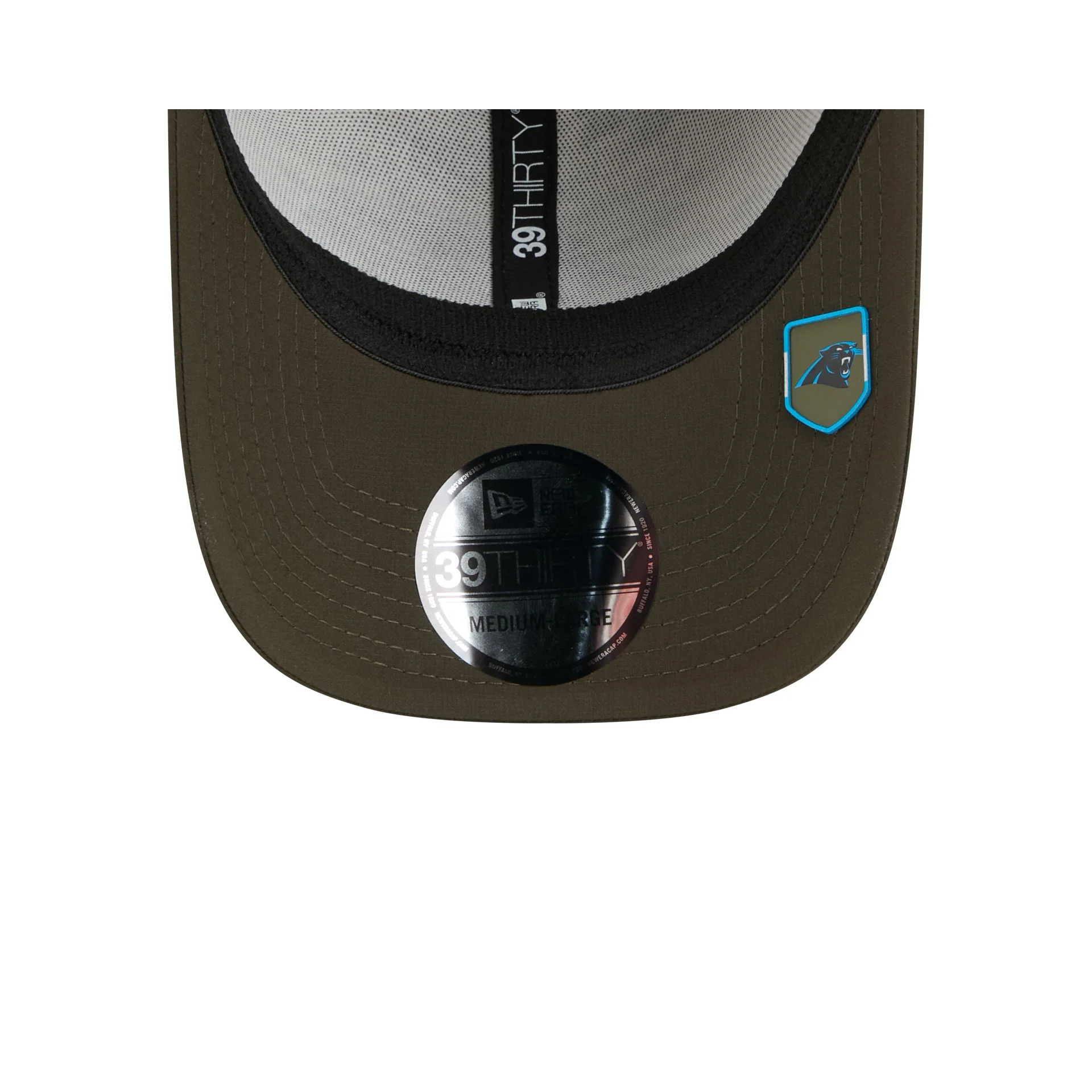 Carolina Panthers 2025 Salute to Service Digi Camo 39THIRTY Stretch Fit Hat - Image 7