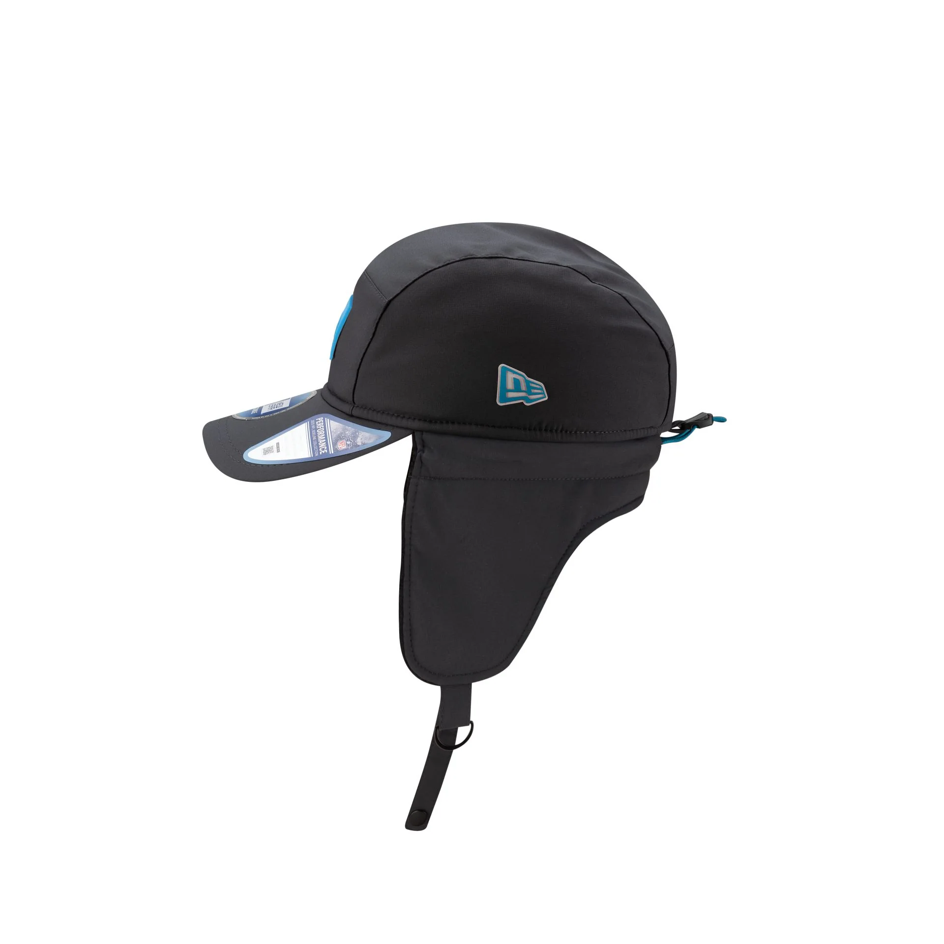Carolina Panthers 2025 Sideline Cold Weather Steel Clouds Runner Dogear Adjustable Hat - Image 11