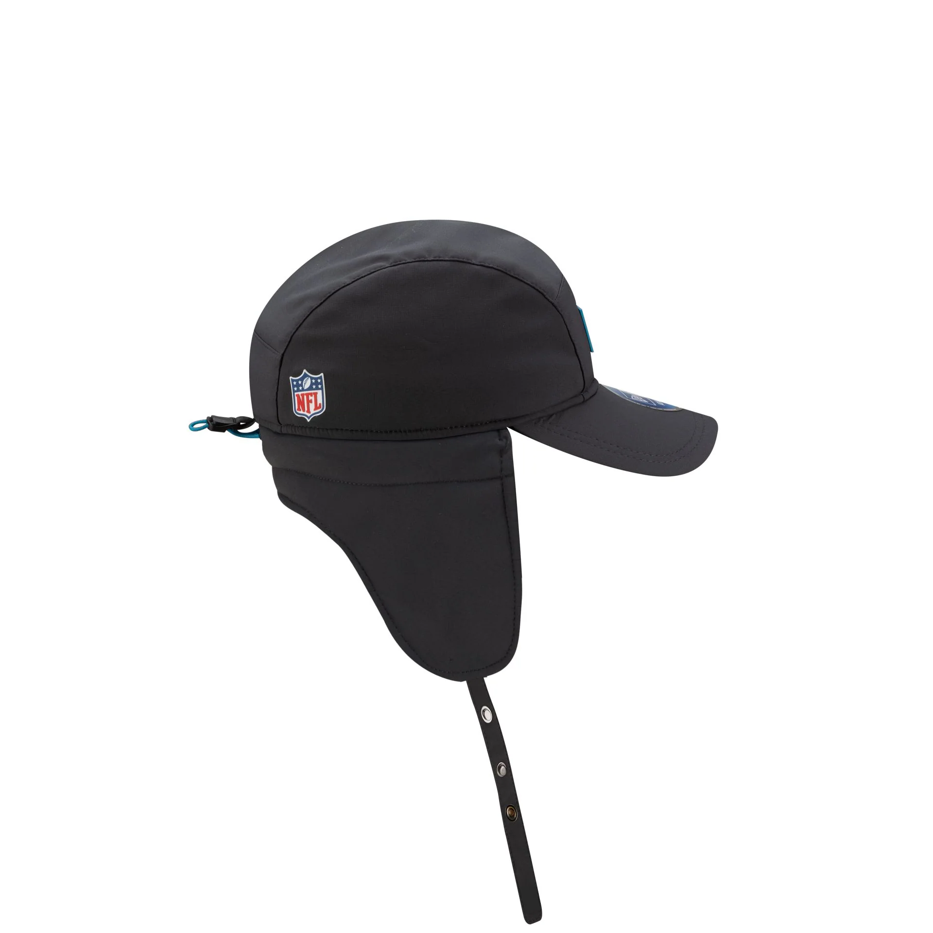 Carolina Panthers 2025 Sideline Cold Weather Steel Clouds Runner Dogear Adjustable Hat - Image 14